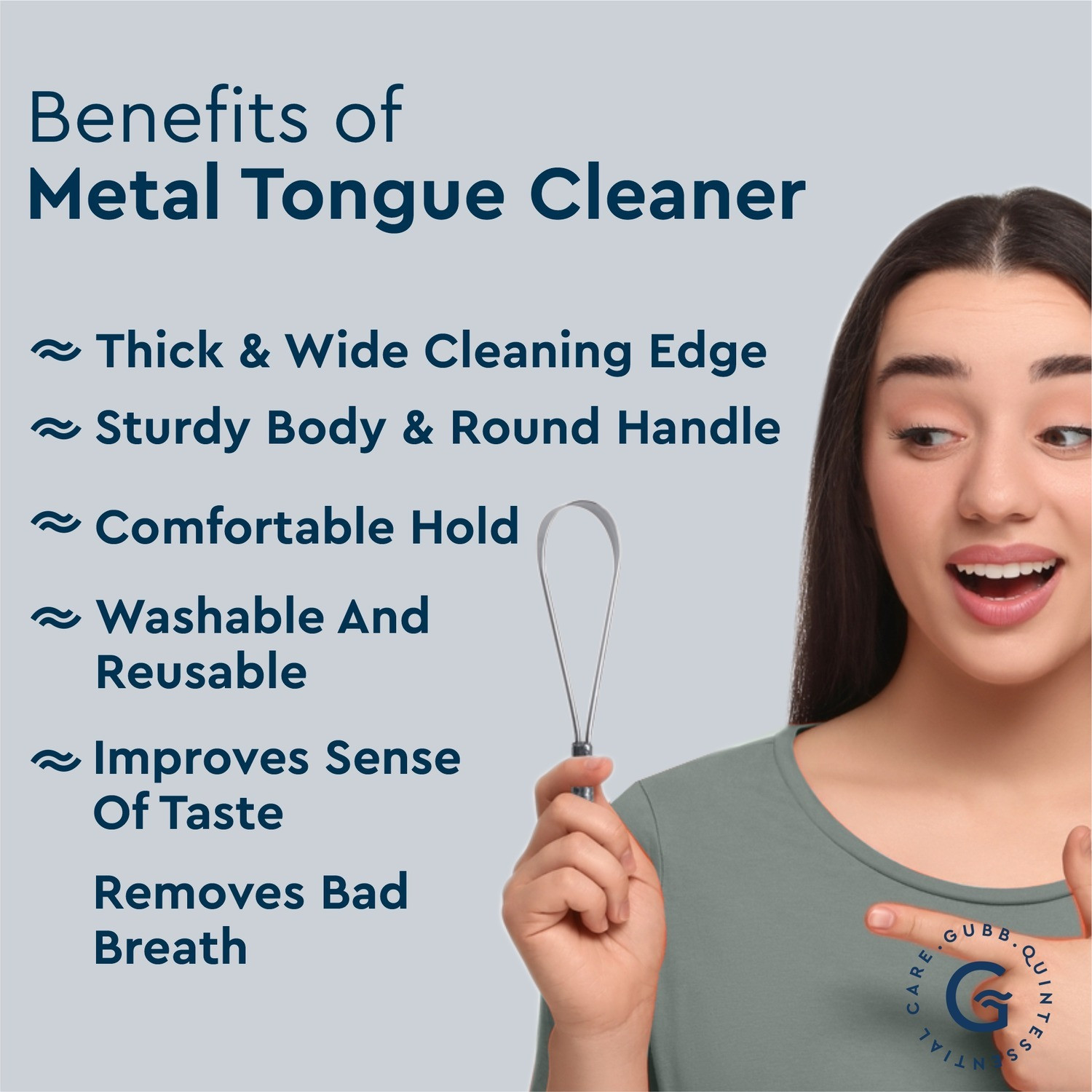 Image of GUBB Steel Tongue Cleaner