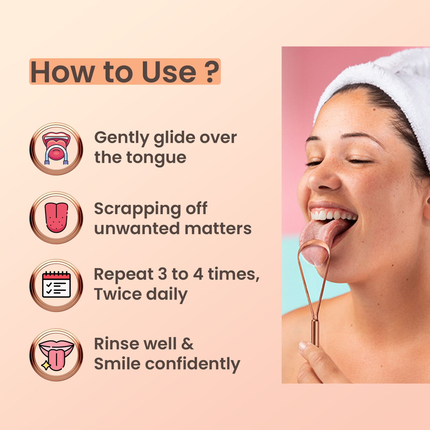 Image of PUREXA Copper Tongue Cleaner