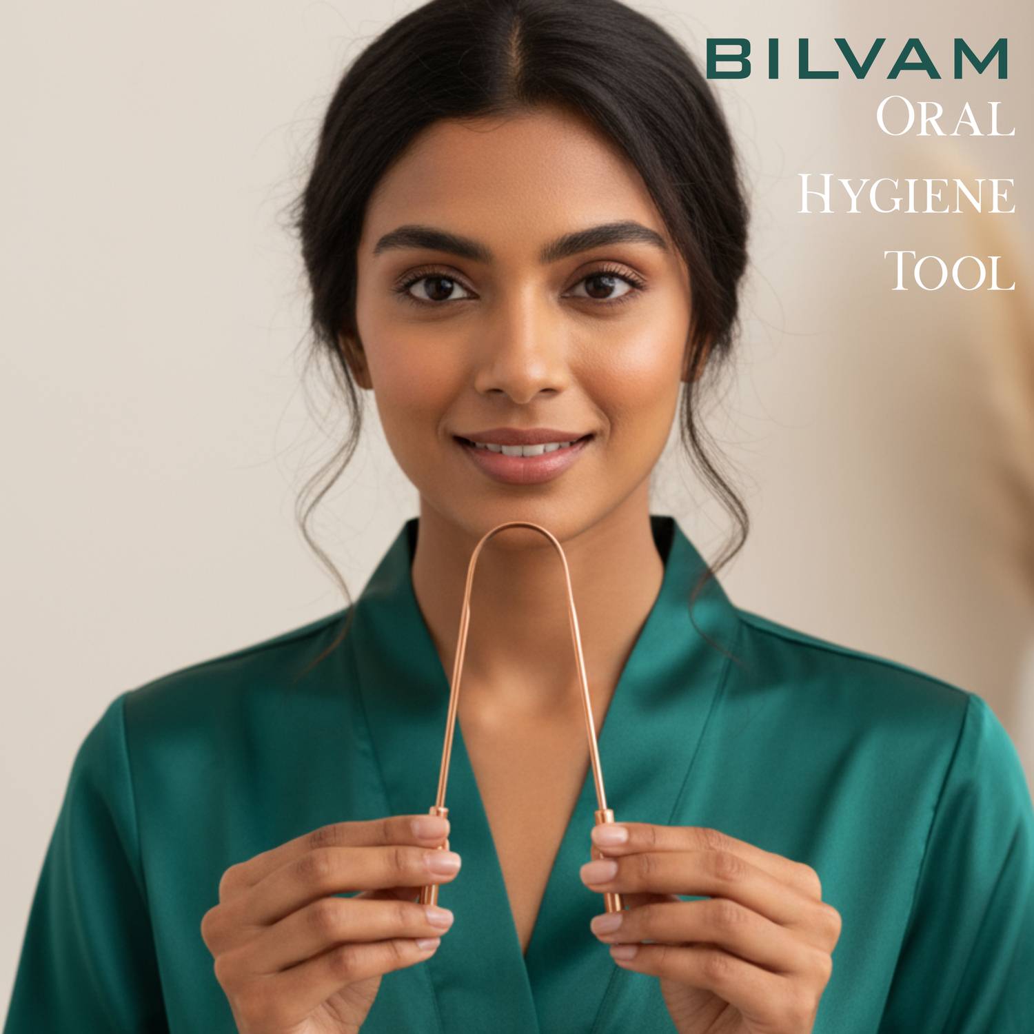 Bilvam Copper Tongue Cleaner - Image 4