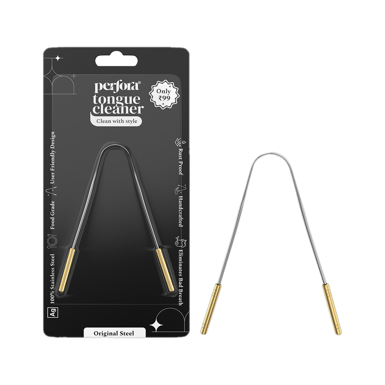 Image of Perfora Steel Tongue Cleaner