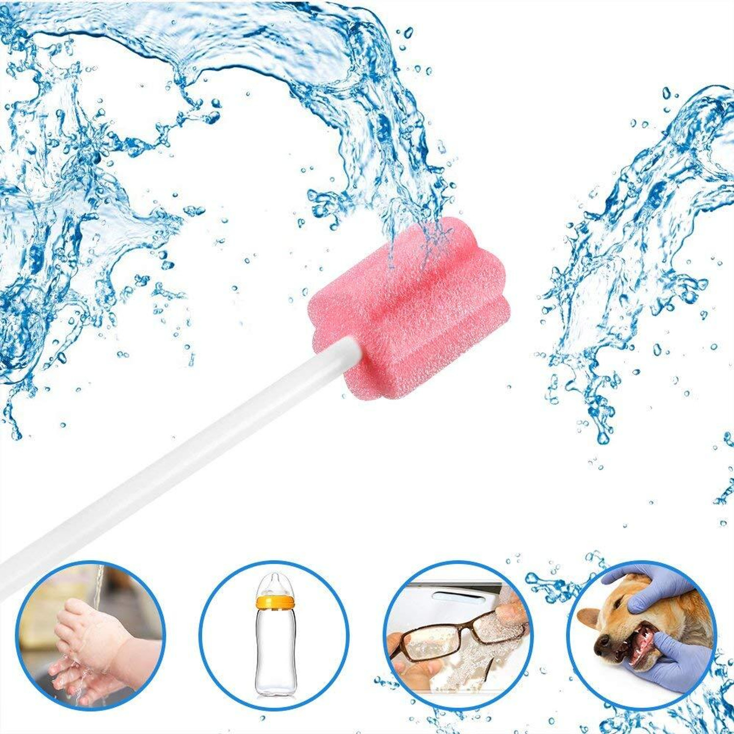 Image of Safe-o-kid Silicone, Plastic Tongue Cleaner