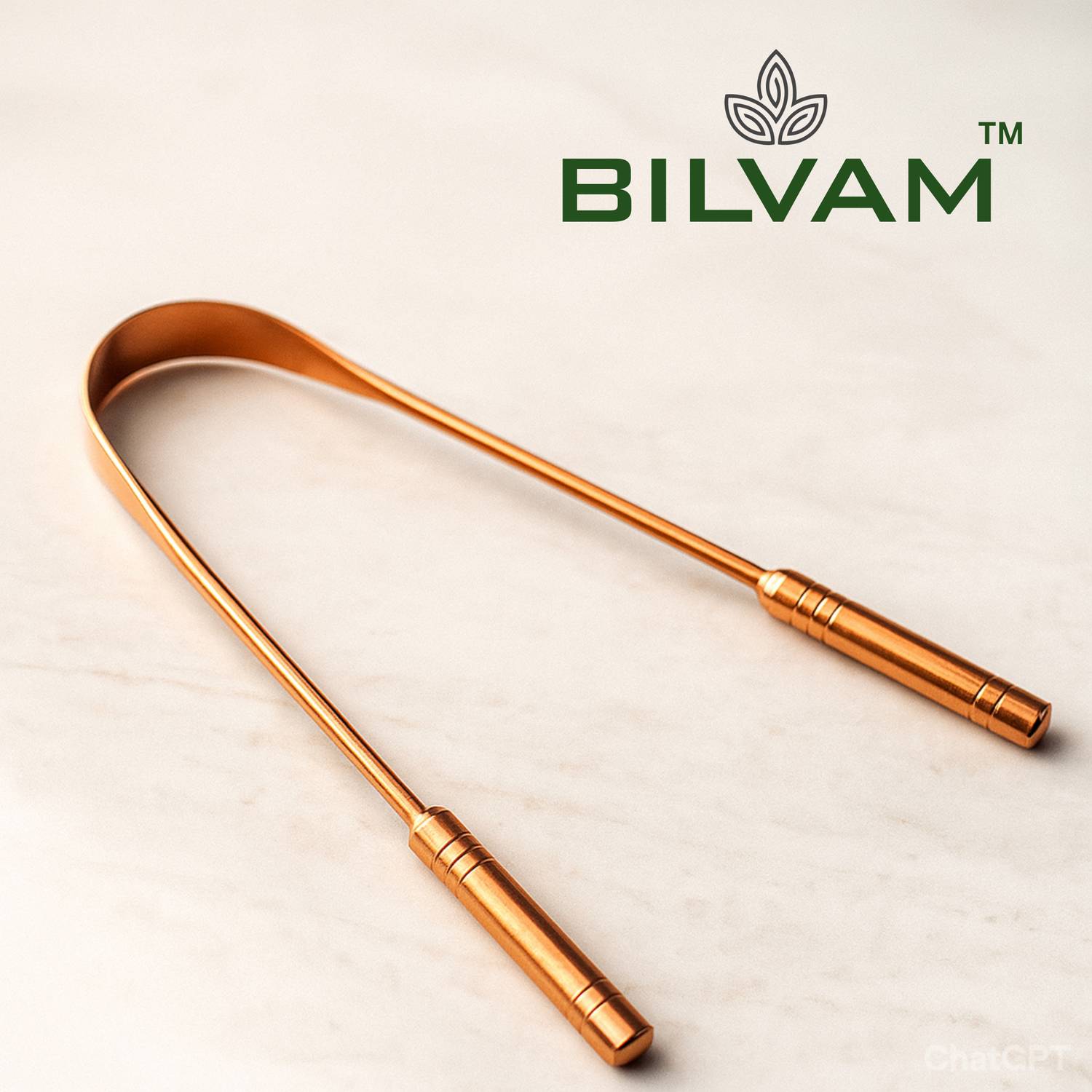 Bilvam Copper Tongue Cleaner
