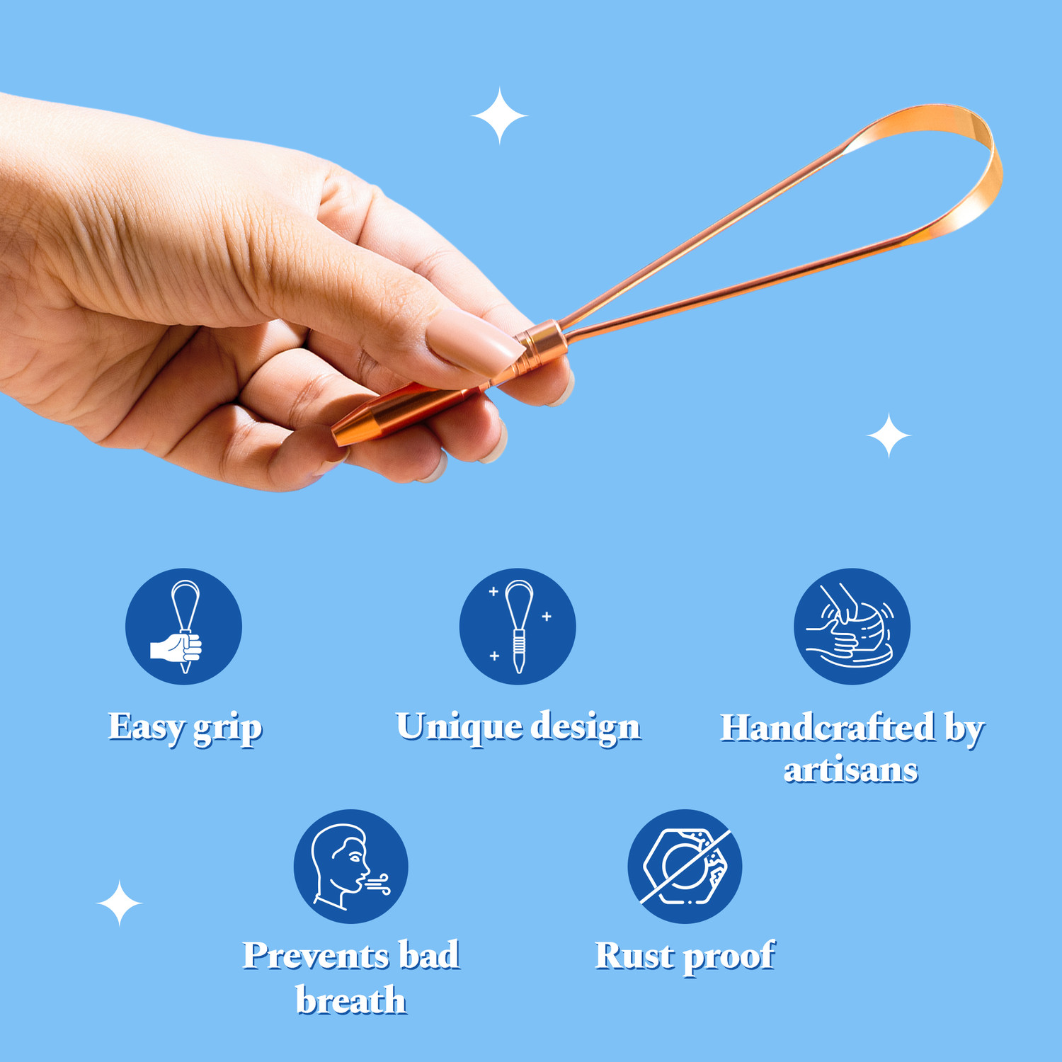 Image of Perfora Copper Tongue Cleaner