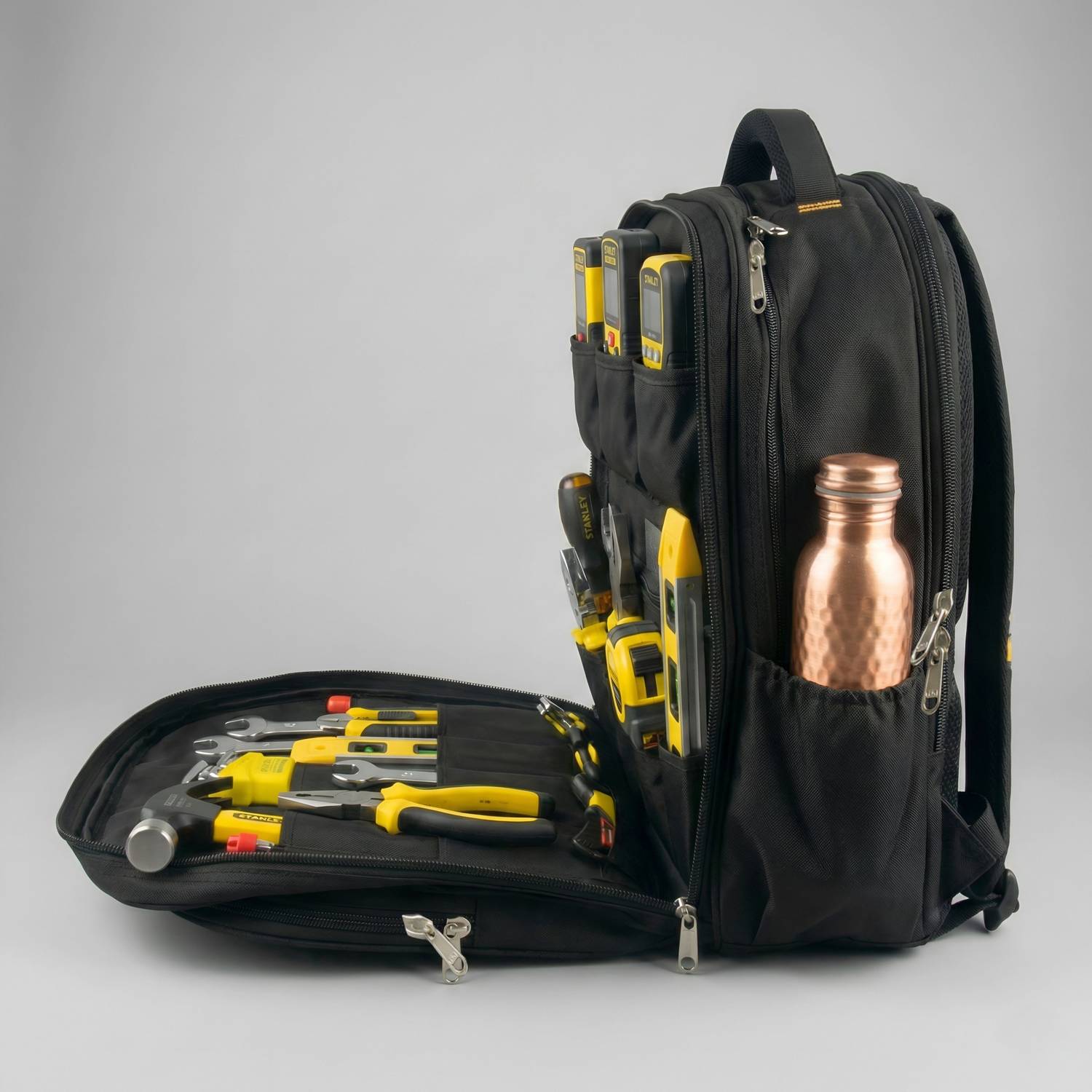 Henny 50-Pocket Heavy Duty Tool Backpack - Image 4