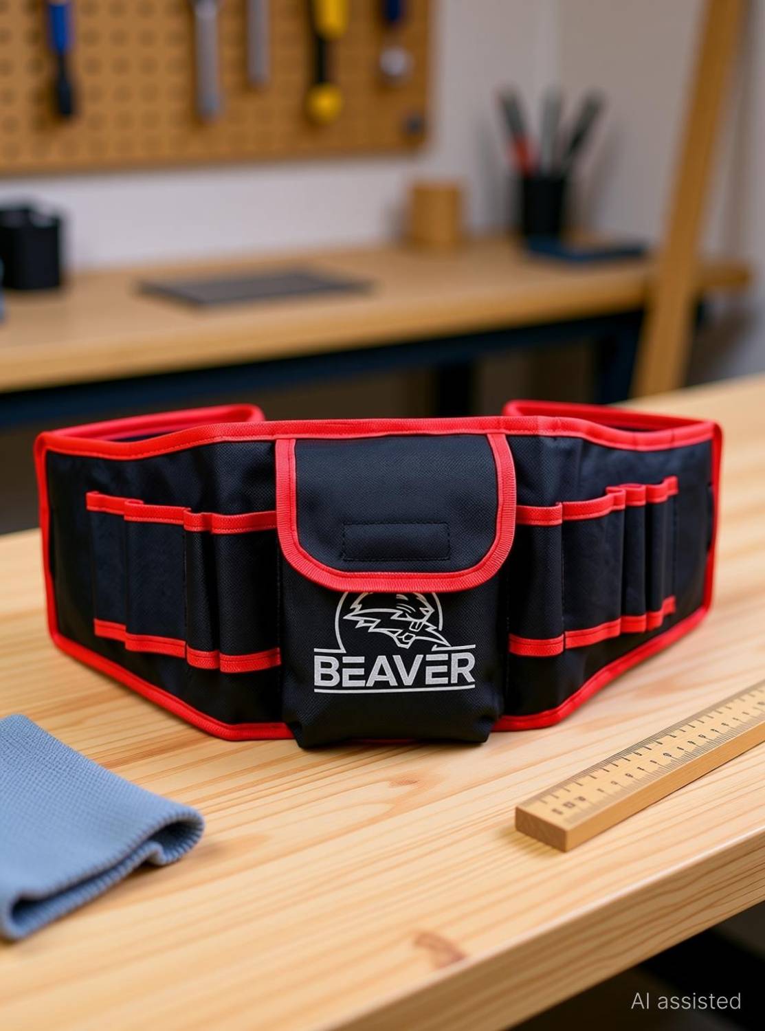Beaver Heavy Duty Multi-Pocket Tool Belt - Image 3