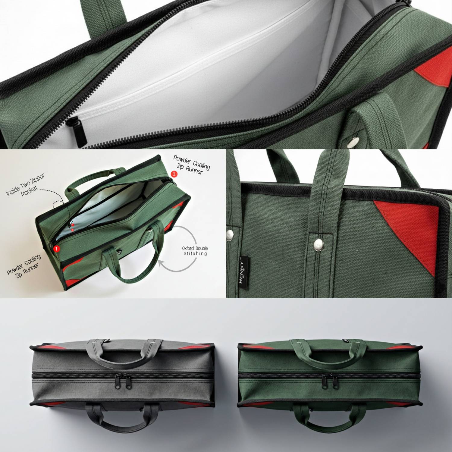 Henny bags Canvas Tool Bag for Electrician,Technician,Plumber