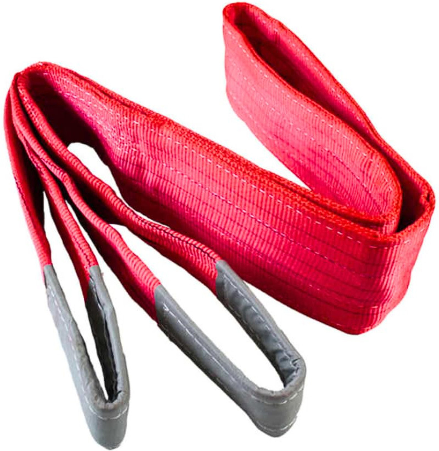 Image of Conclood India Polyester webbing sling lifting belt 5 ton 3 mtr (Red color) Tool Belt