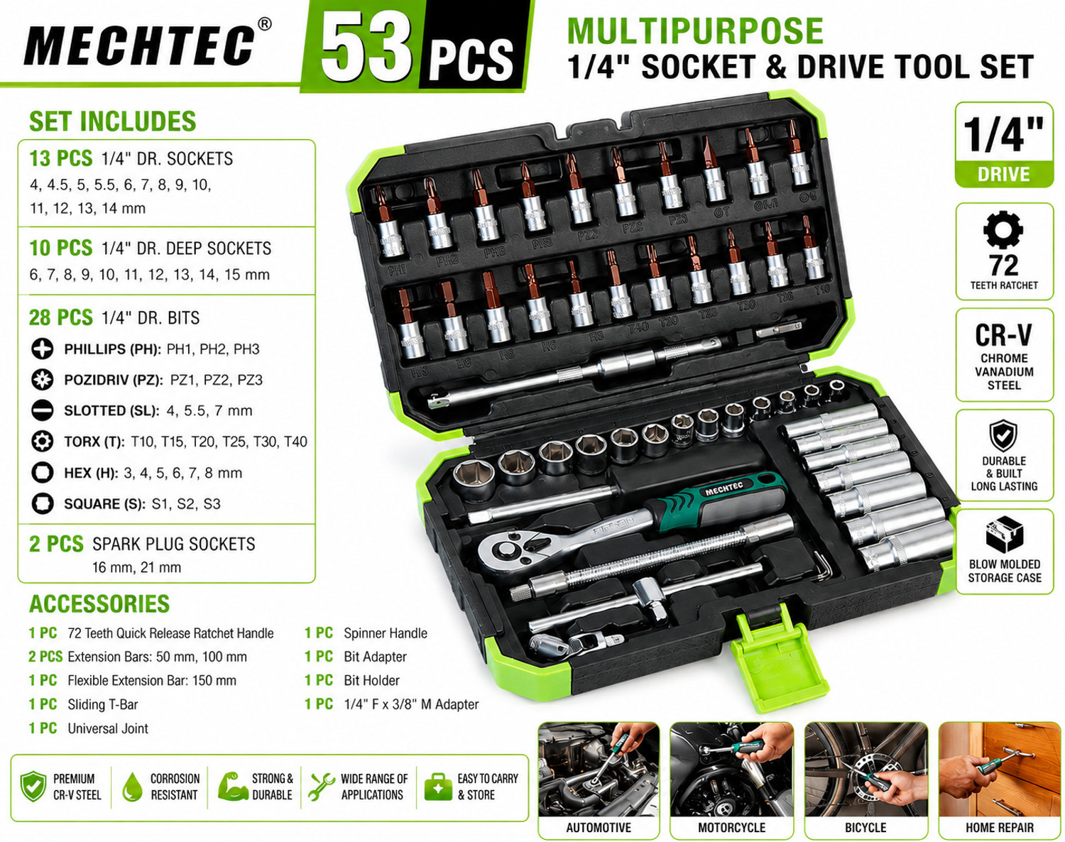 Image of MECHTEC 53 PCS 53 PCS Tool Belt