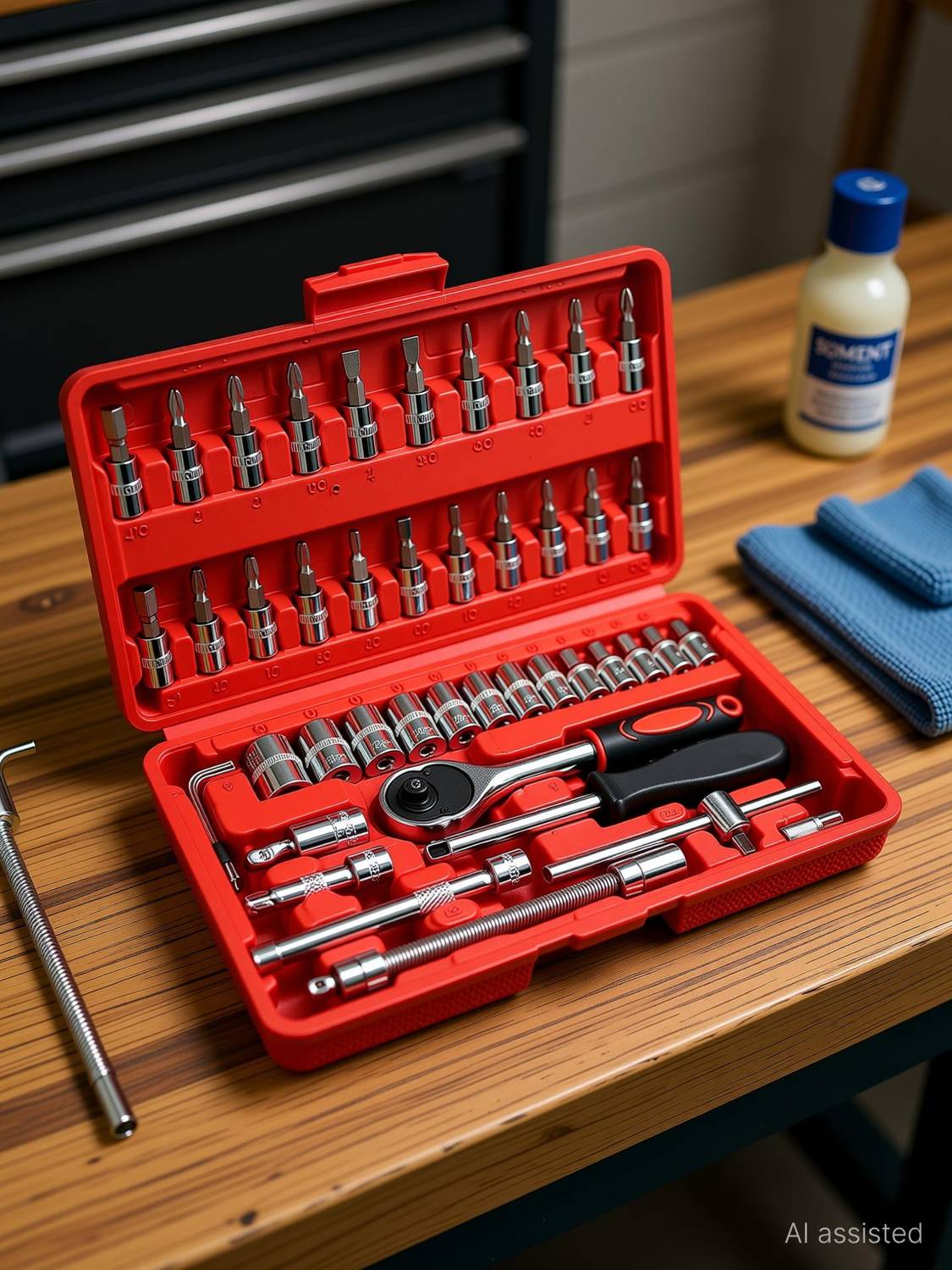 romj Tool Kit 46 PCS Multicolor Tool Box - Image 2