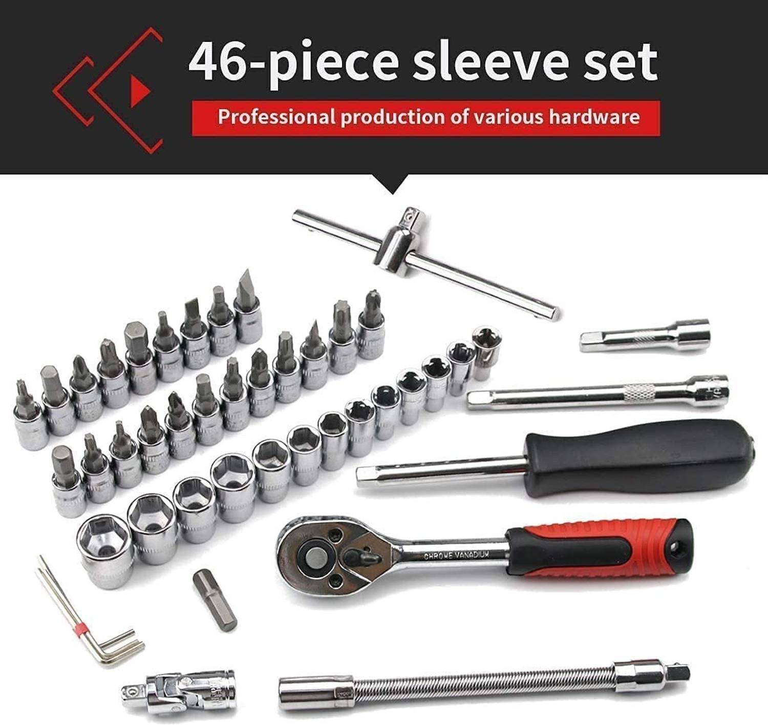 romj Tool Kit 46 PCS Multicolor Tool Box - Image 4