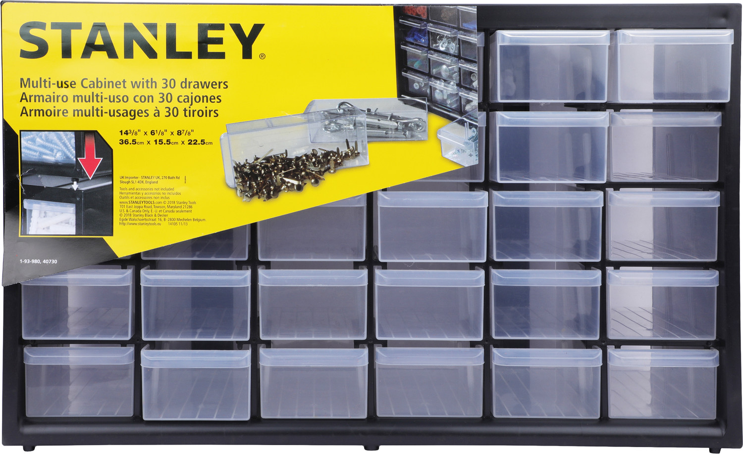 Image of STANLEY 1-93-980 Polypropylene Friction Work Bench Cabinet