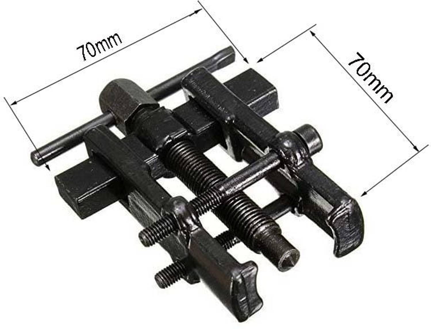 2fortheroad 30071 Fan Armature Bearing Puller Remover 2 Jaw Lever 35 X 45mm Cycling Bearing remover puller tool, Dim. 70mm x 70mm