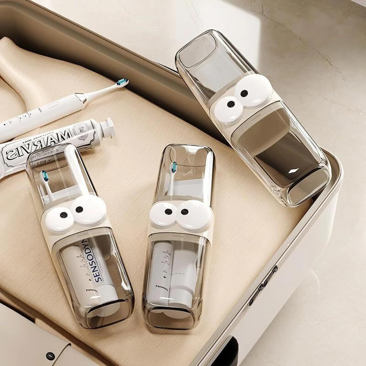 Image of NIXLEEK Travel Soap Case & Toothbrush Holder Leak Proof Portable Kit Toothbrush Case