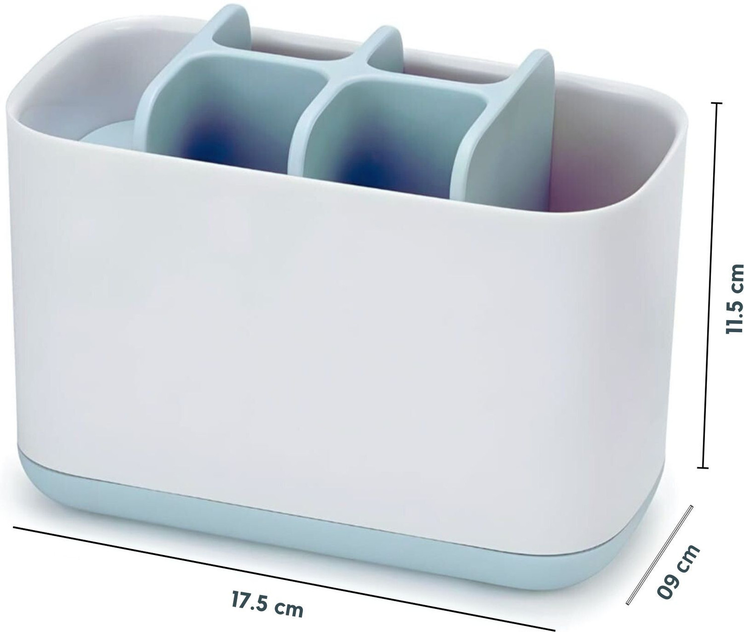 Image of myniqs Toothbrush Holder for Bathroom | Multipurpose Toothbrush case | Toothbrush Caddy Plastic Toothbrush Holder (Blue)