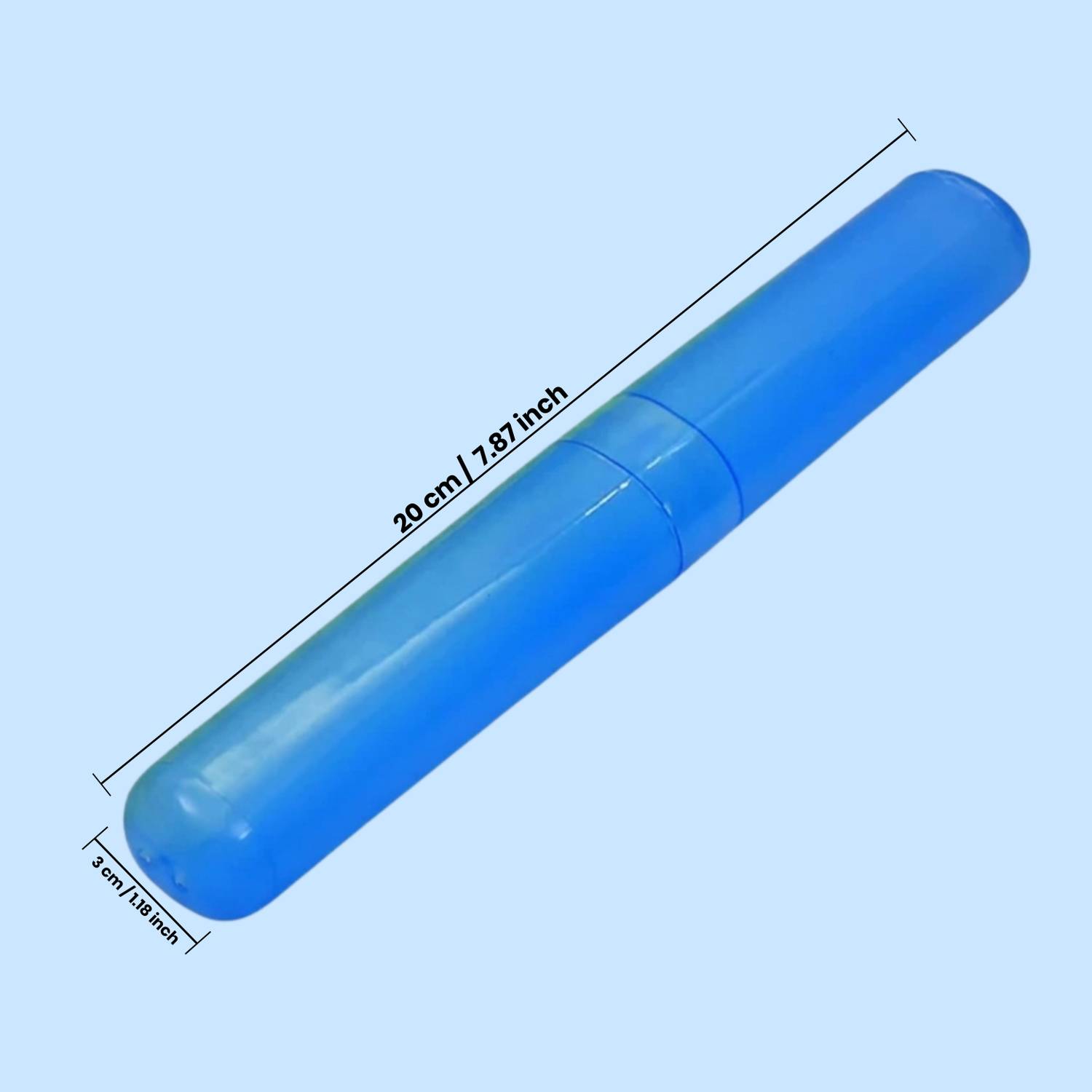 DeoDap Plastic Toothbrush Cover Case - 4 Pack - Image 3