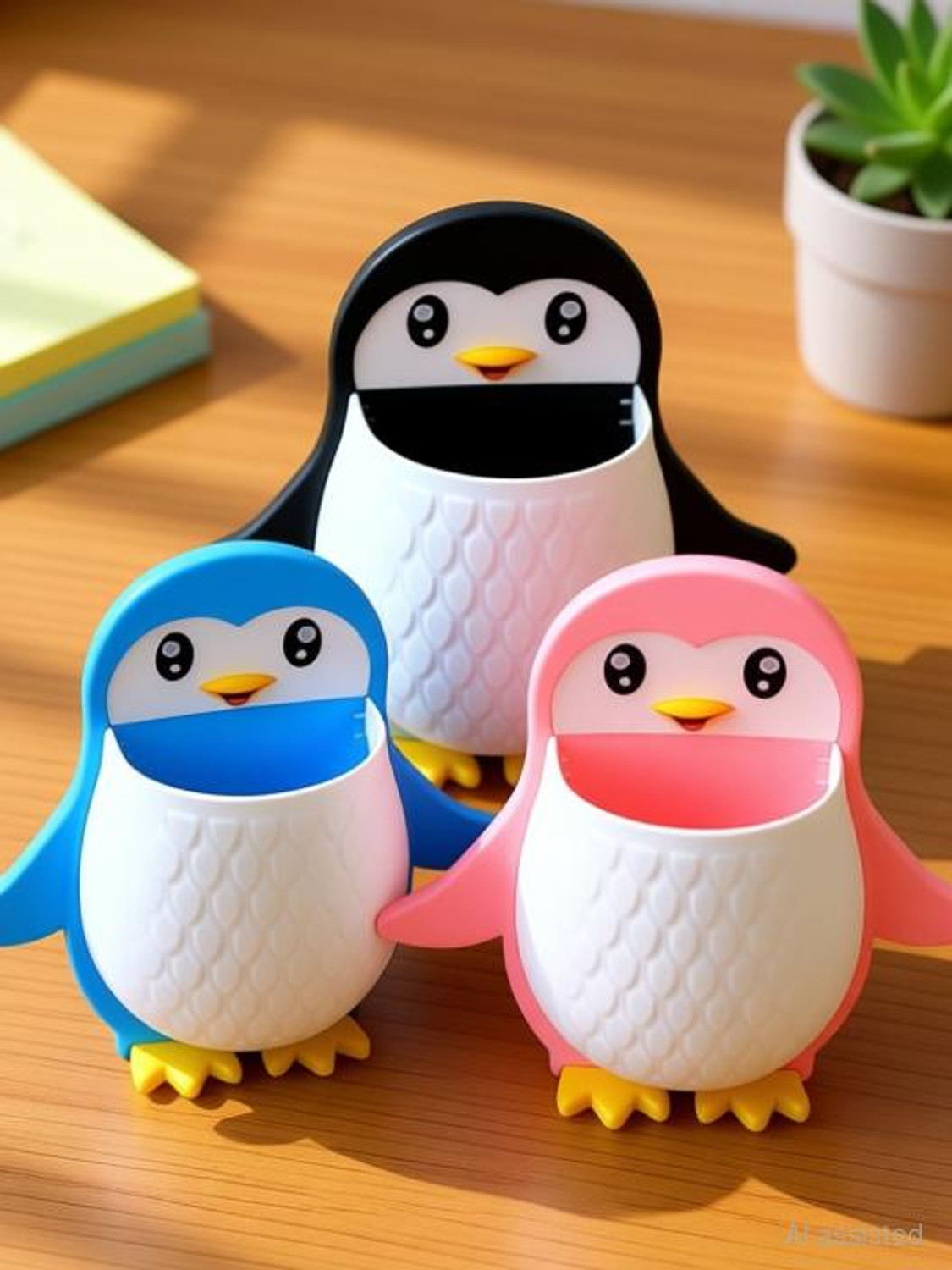 Image of Radha Multipurpose Storage Organizer Penguin Shelf for Home & Kitchen X1.499 Accessories Organizer