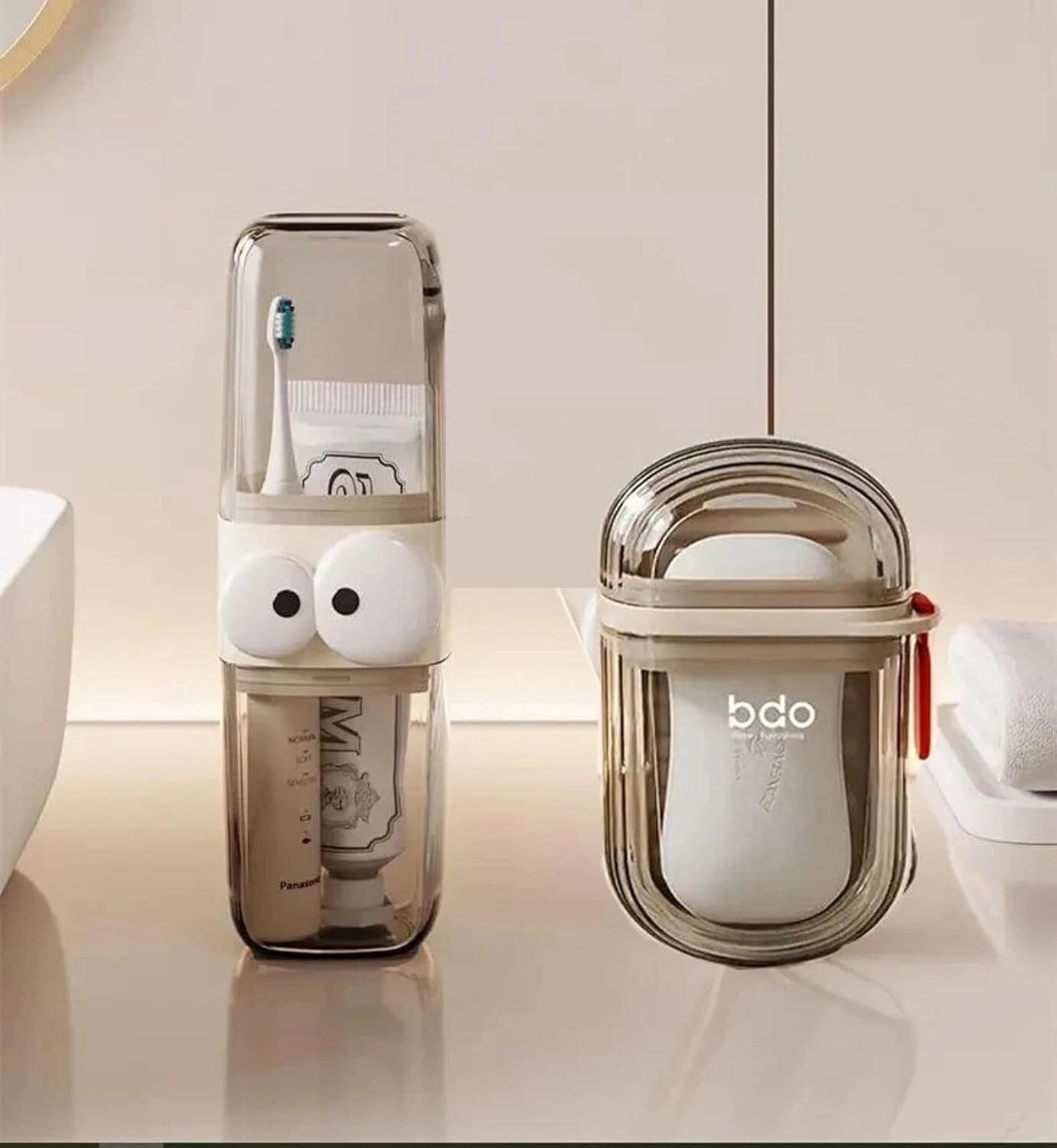 Image of NIXLEEK Travel Soap Case & Toothbrush Holder Leak Proof Portable Kit Toothbrush Case