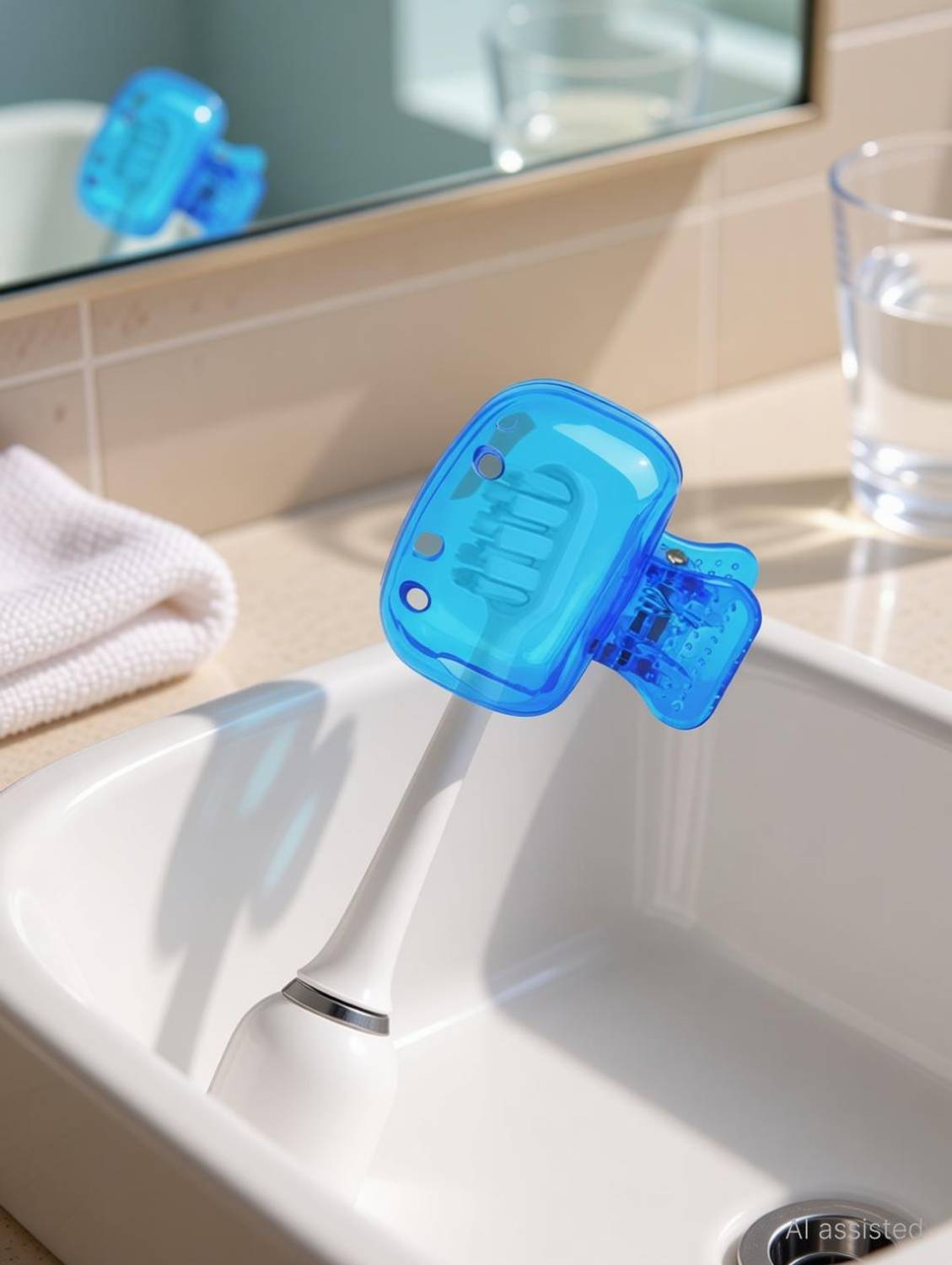 AK10ZONE Toothbrush Cover Cap for Travel | Portable Ventilated Toothbrush Head Protector Plastic Toothbrush Holder