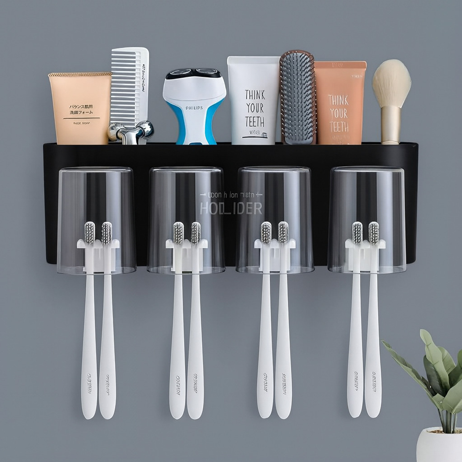 Image of Rudrisha Plastic Toothbrush Holder