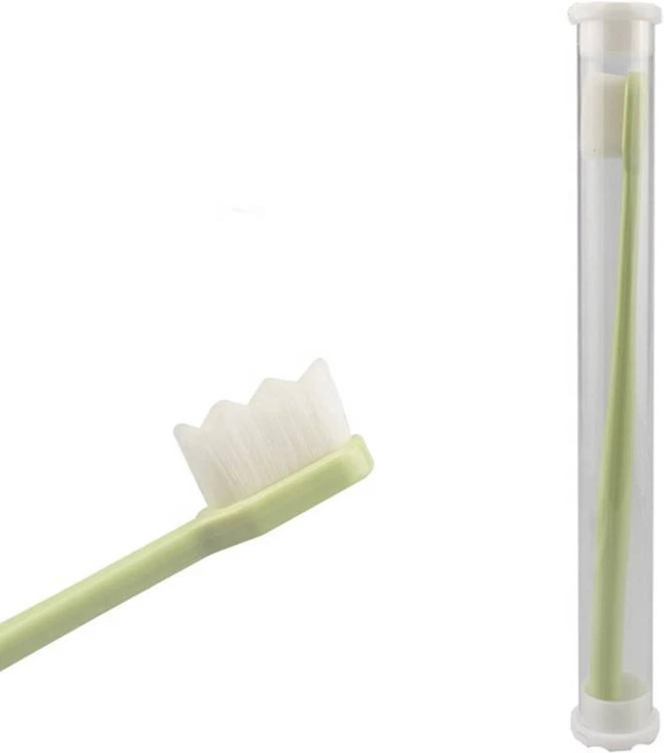 AHC Micro Nano Bristles Toothbrush For 3-16 Years Kids (Light Green) Extra Soft Toothbrush