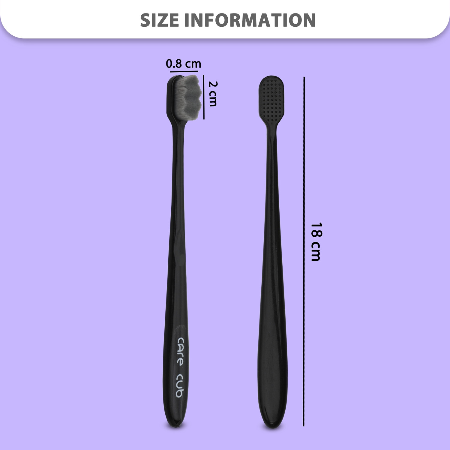 Image of CARE CUB Multicolour ZigZag Nano10000 Bristle BPA Free Effect For Sensitive Teeth Ultra Soft Toothbrush