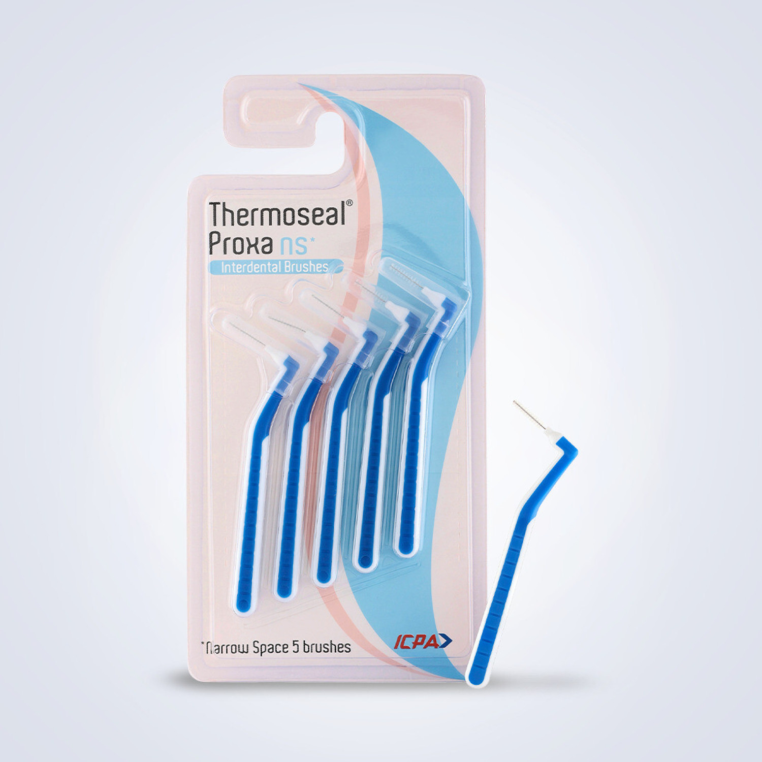 Image of Thermoseal Proxa NS - Blue - For Adult Ultra Soft Toothbrush
