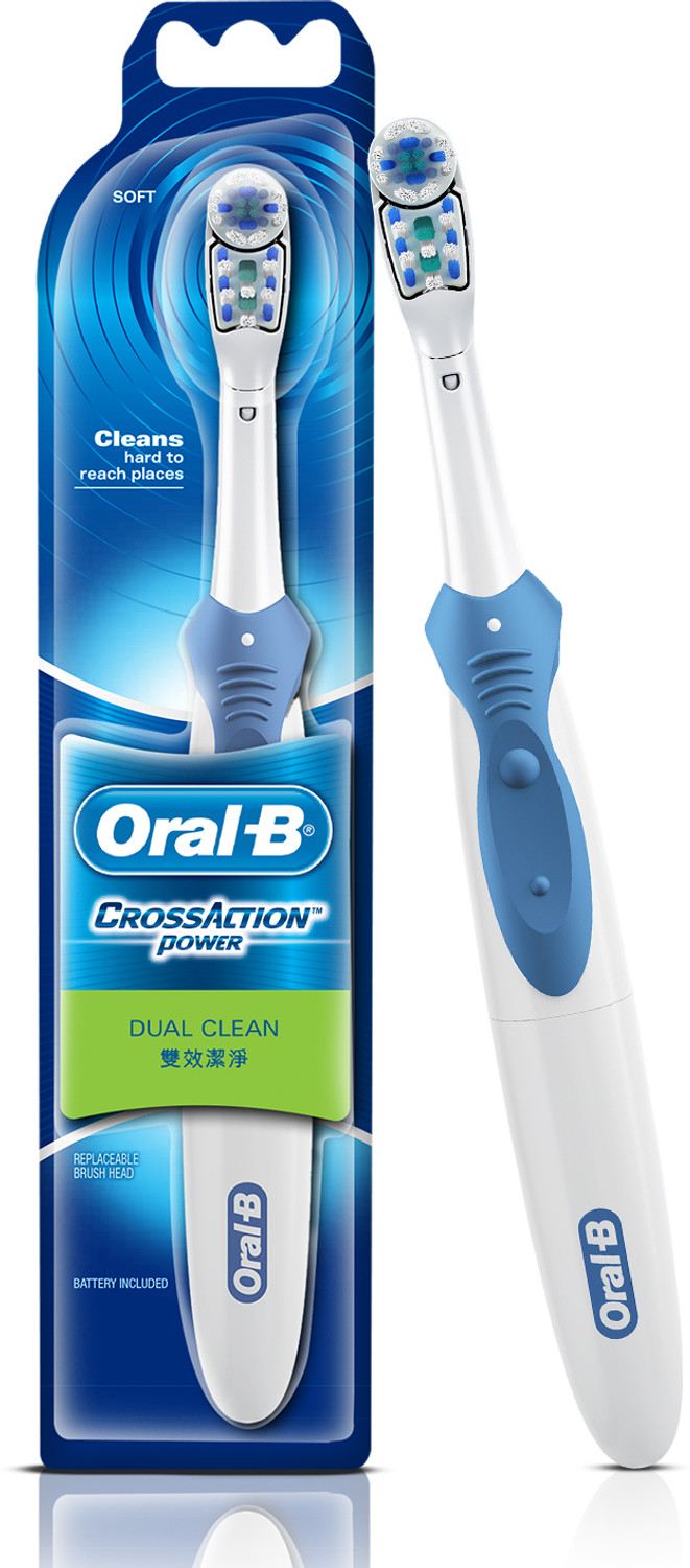 Image of Oral-B Soft Bristles, Water Resistant,Battery Soft Toothbrush