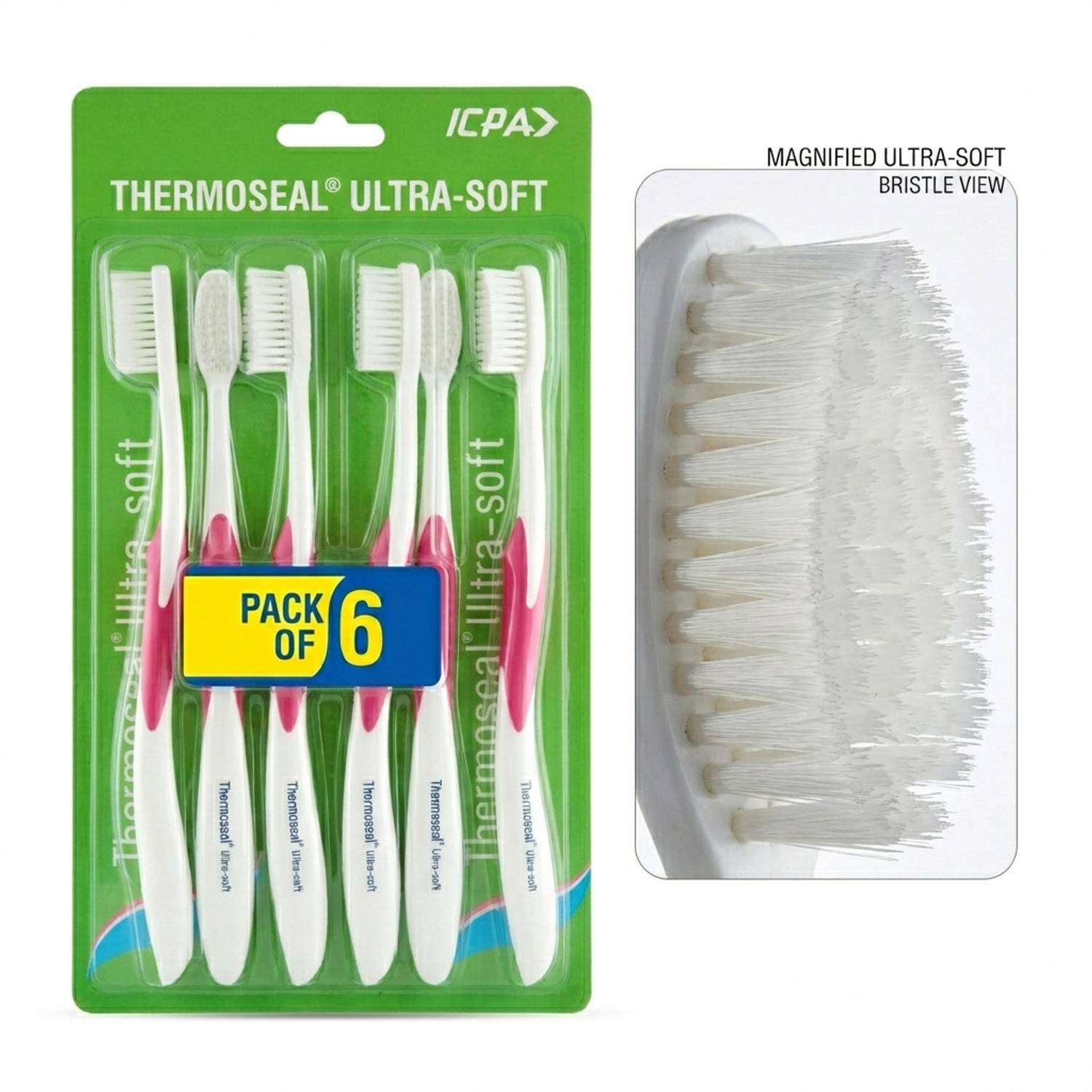 ICPA Thermoseal Ultra Soft Toothbrush (Pack of 6)