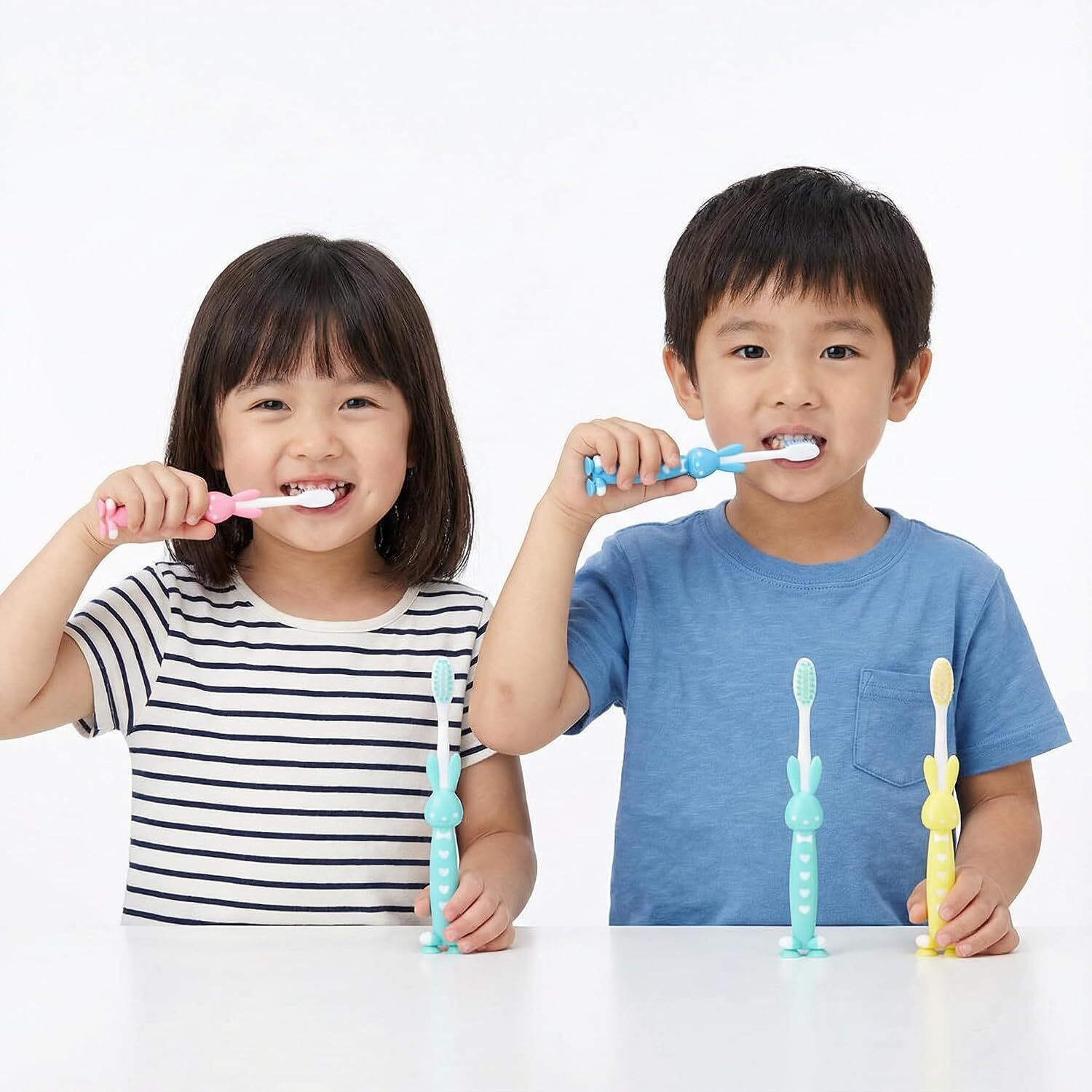 Image of RGV Bunny Kids Toothbrush Set PACK OF 4 Ultra Soft Toothbrush