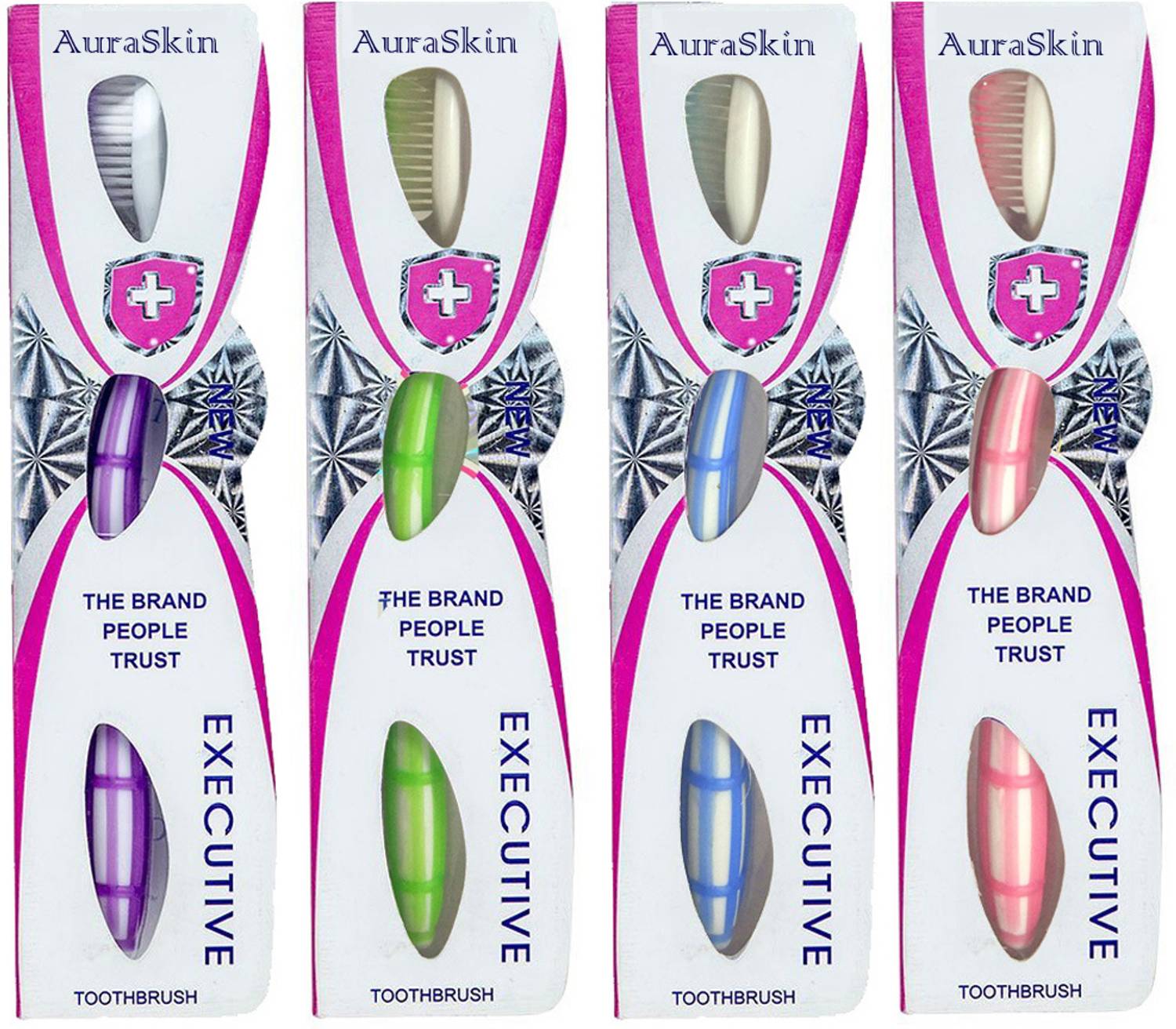 AuraSkin SUITABLE FOR SENSITIVE TEETH Soft Toothbrush