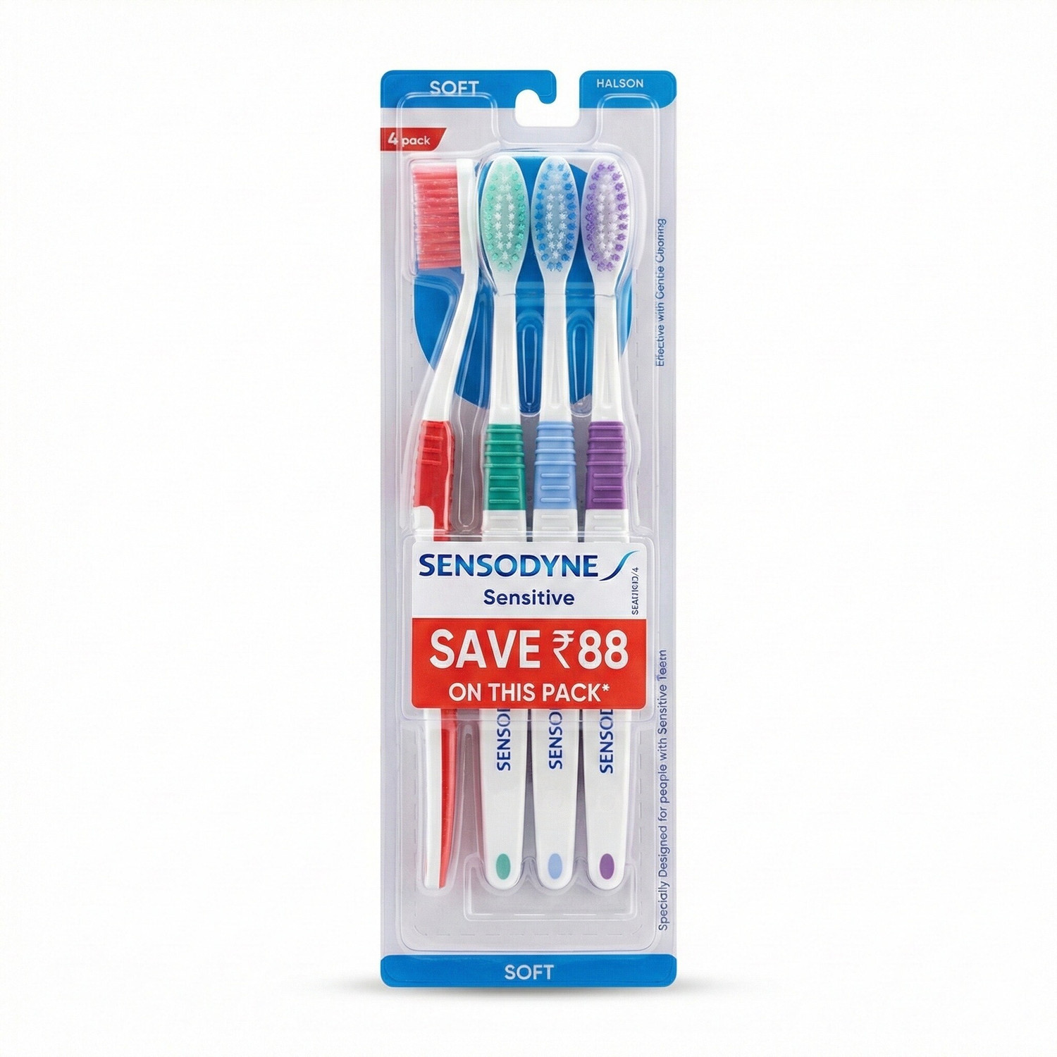 Image of SENSODYNE Sensitive Soft Toothbrush - Save Value Pack for Gum Care Extra Soft Toothbrush