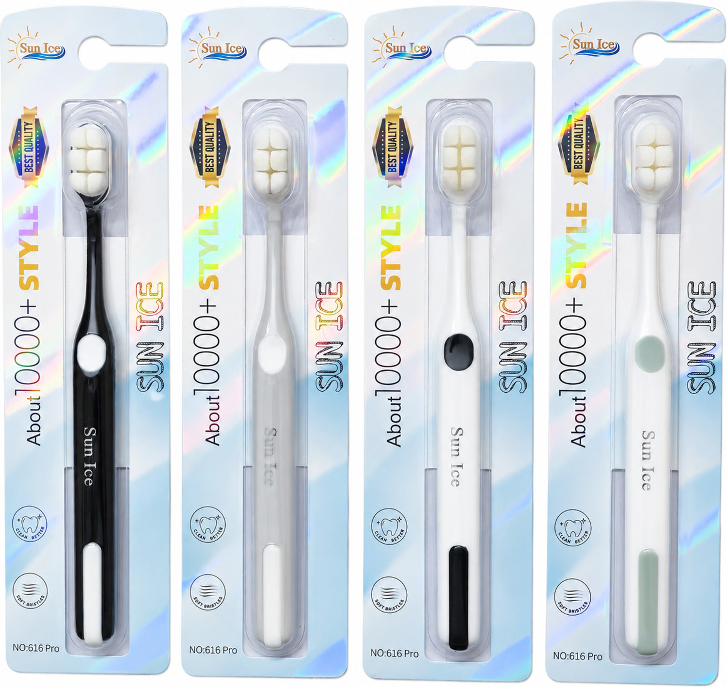 Image of SUNICE Ultra Soft Toothbrush with 10000+ Bristles Cloud-Soft for Sensitive Gums & Teeth Ultra Soft Toothbrush