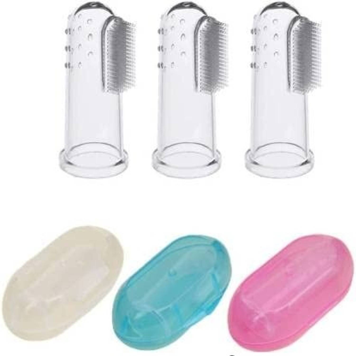 Daydreamer Baby Finger Toothbrush Teeth Clear Soft Silicone Tooth