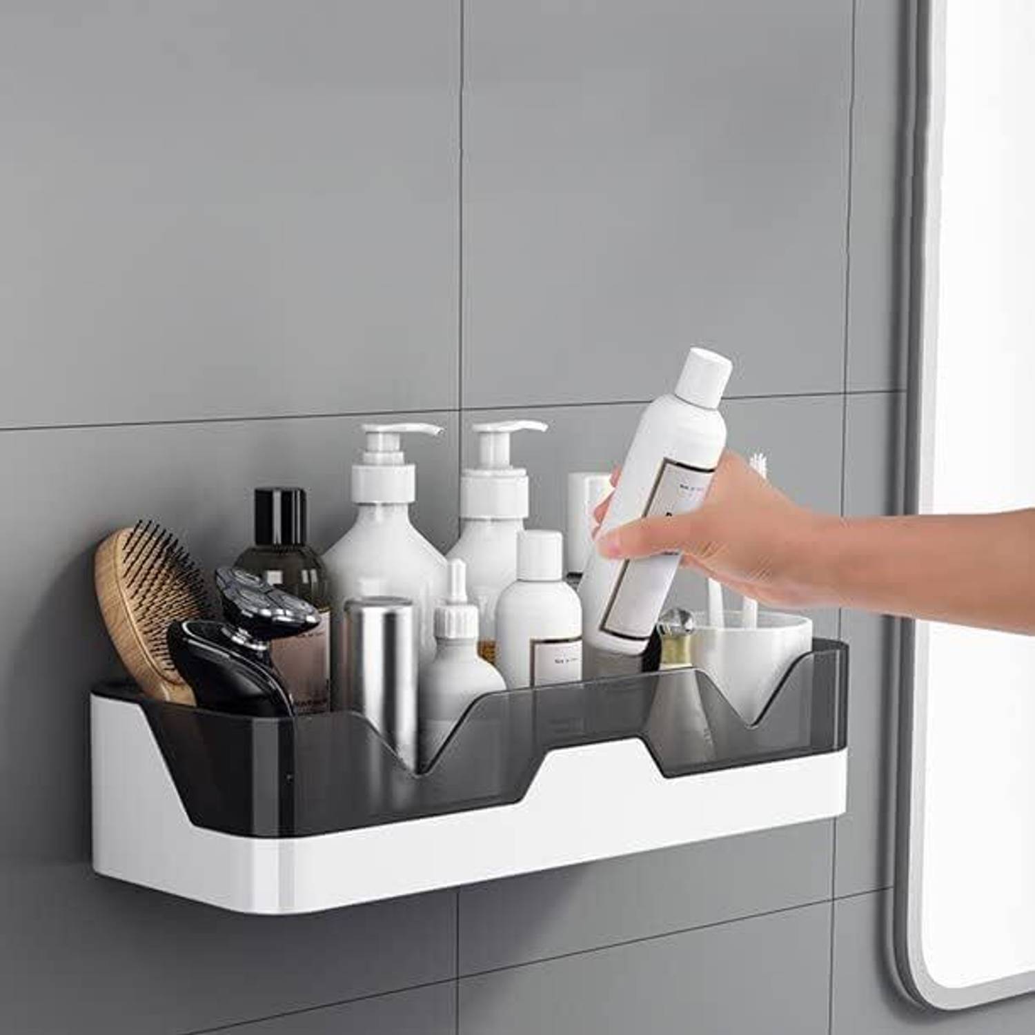AK10ZONE Plastic Kitchen and Bathroom Rack Medium Toothbrush