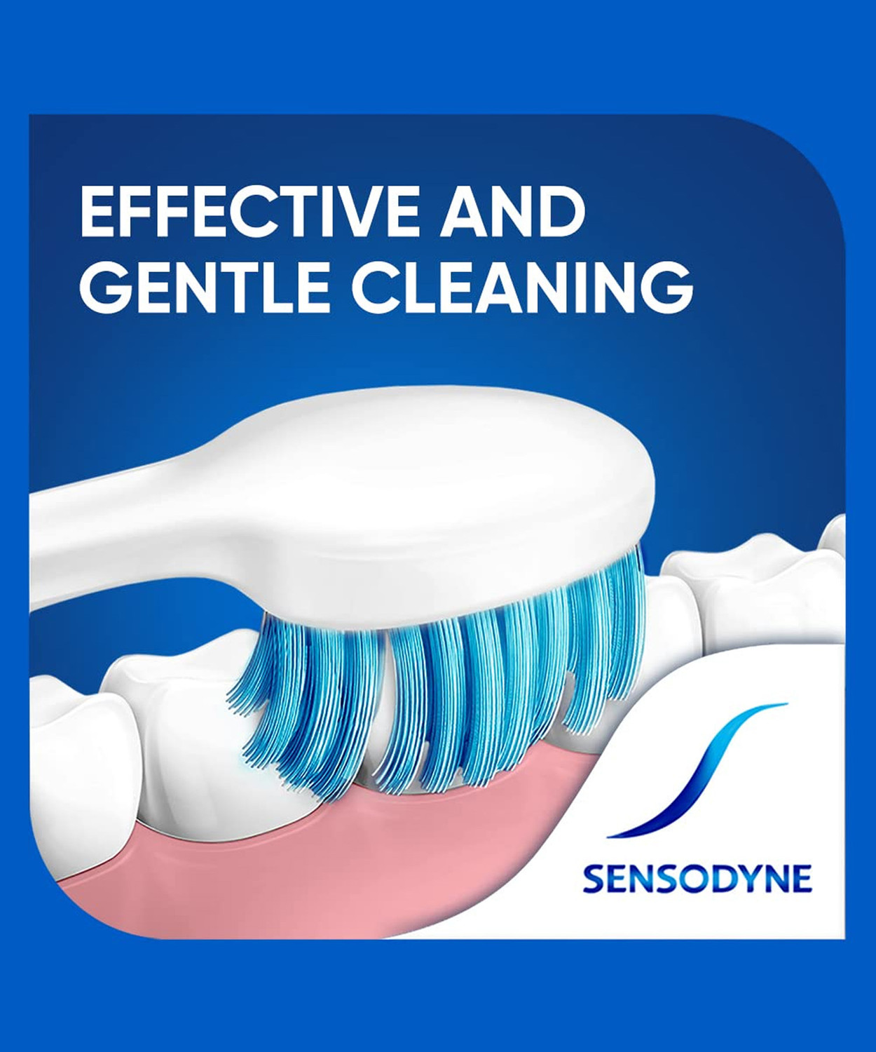 Image of Sensodyne Toothbrush Sensitive tooth brush with soft rounded bristles Soft Toothbrush