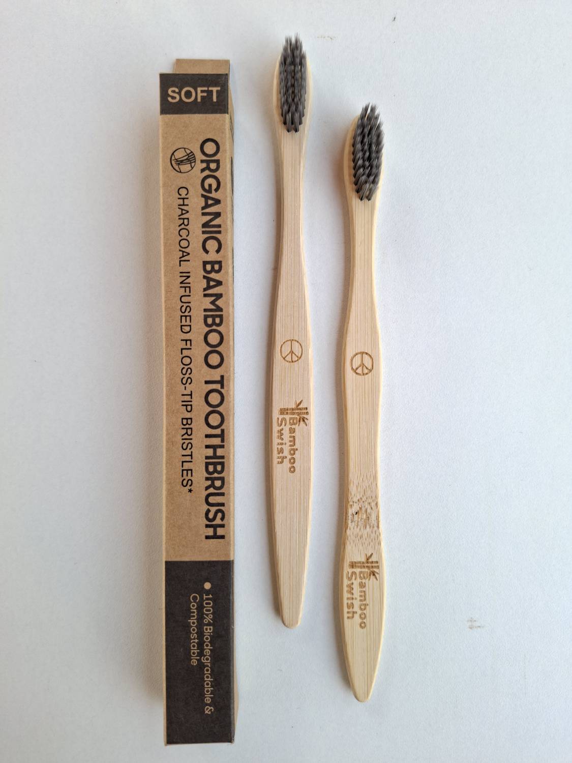 Bamboo Swish Organic Bamboo Toothbrush Soft Toothbrush