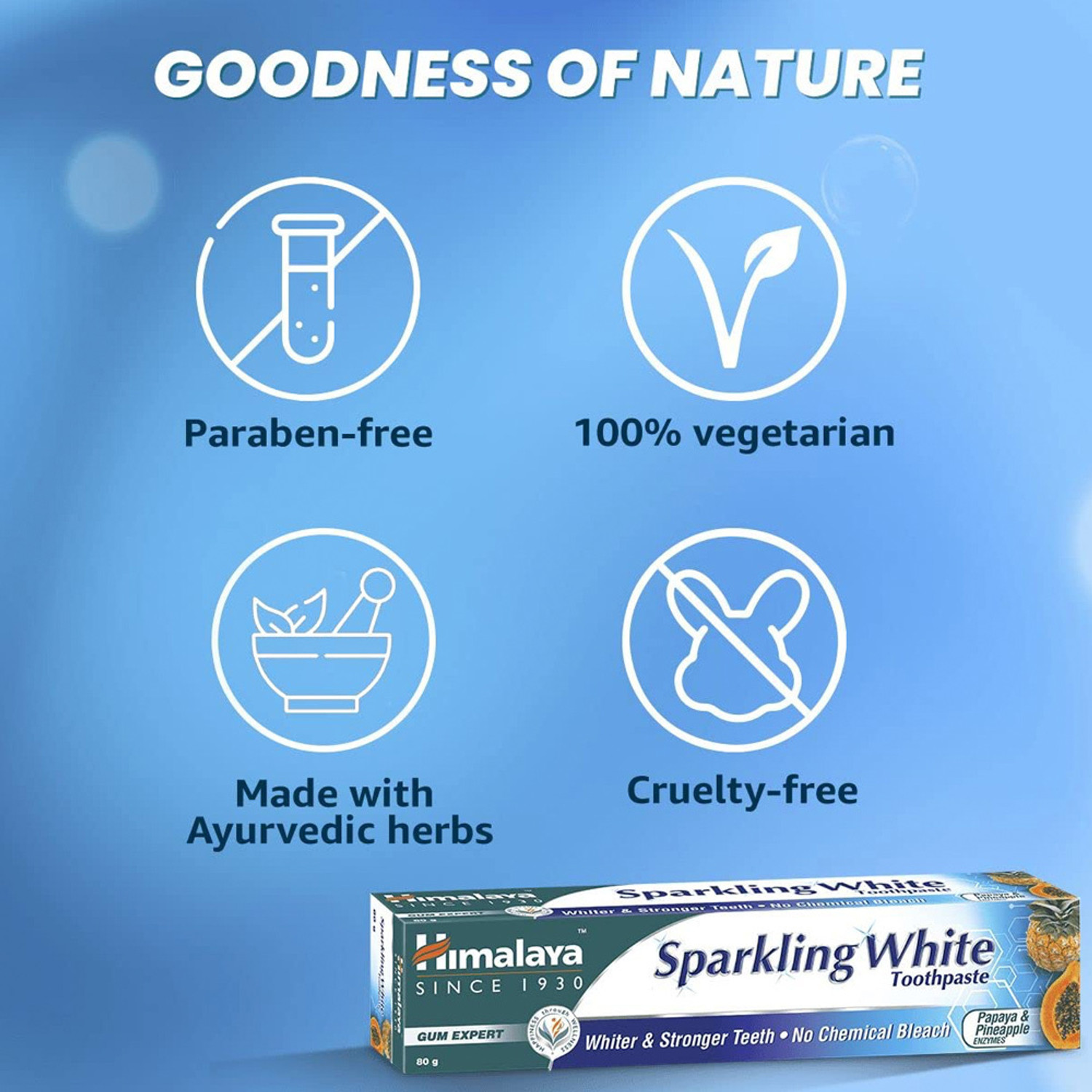 Image of HIMALAYA Sparkling White Toothpaste