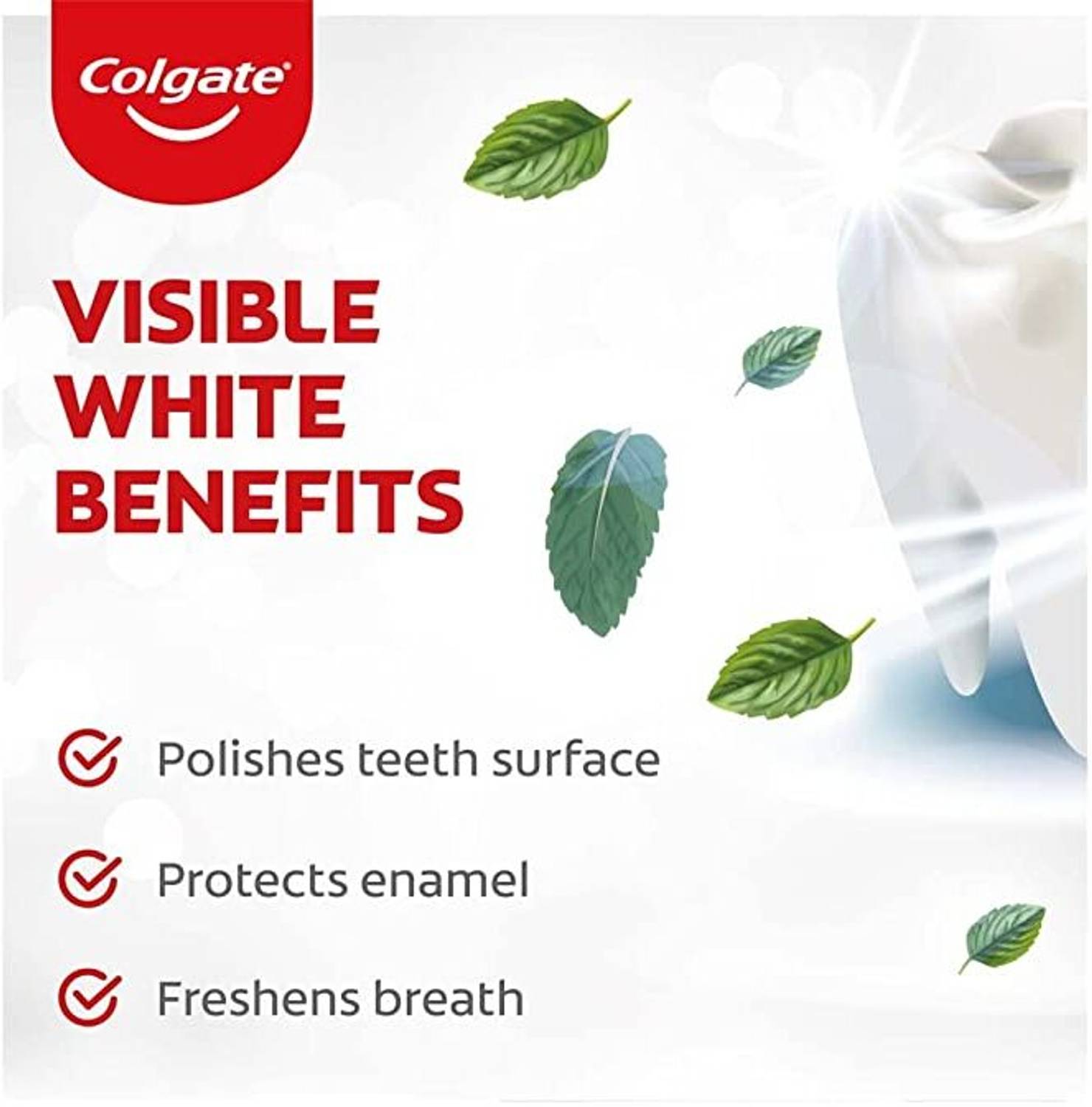 Colgate Visible White Toothpaste 400g Pack of 2 · 200 g (400 g total) - Image 2