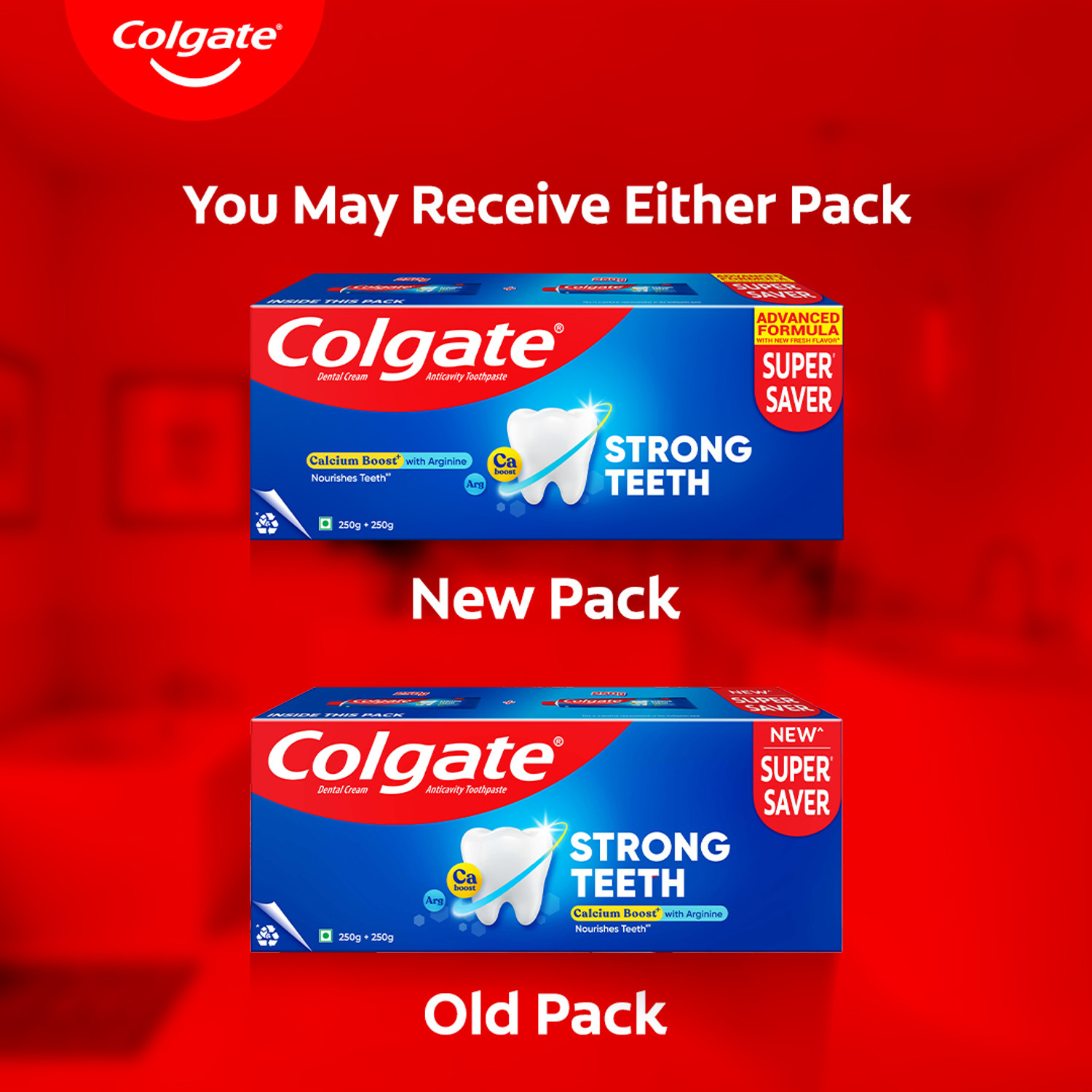 Image of Colgate Strong Teeth Calcium Boost with Arginine Anticavity Toothpaste
