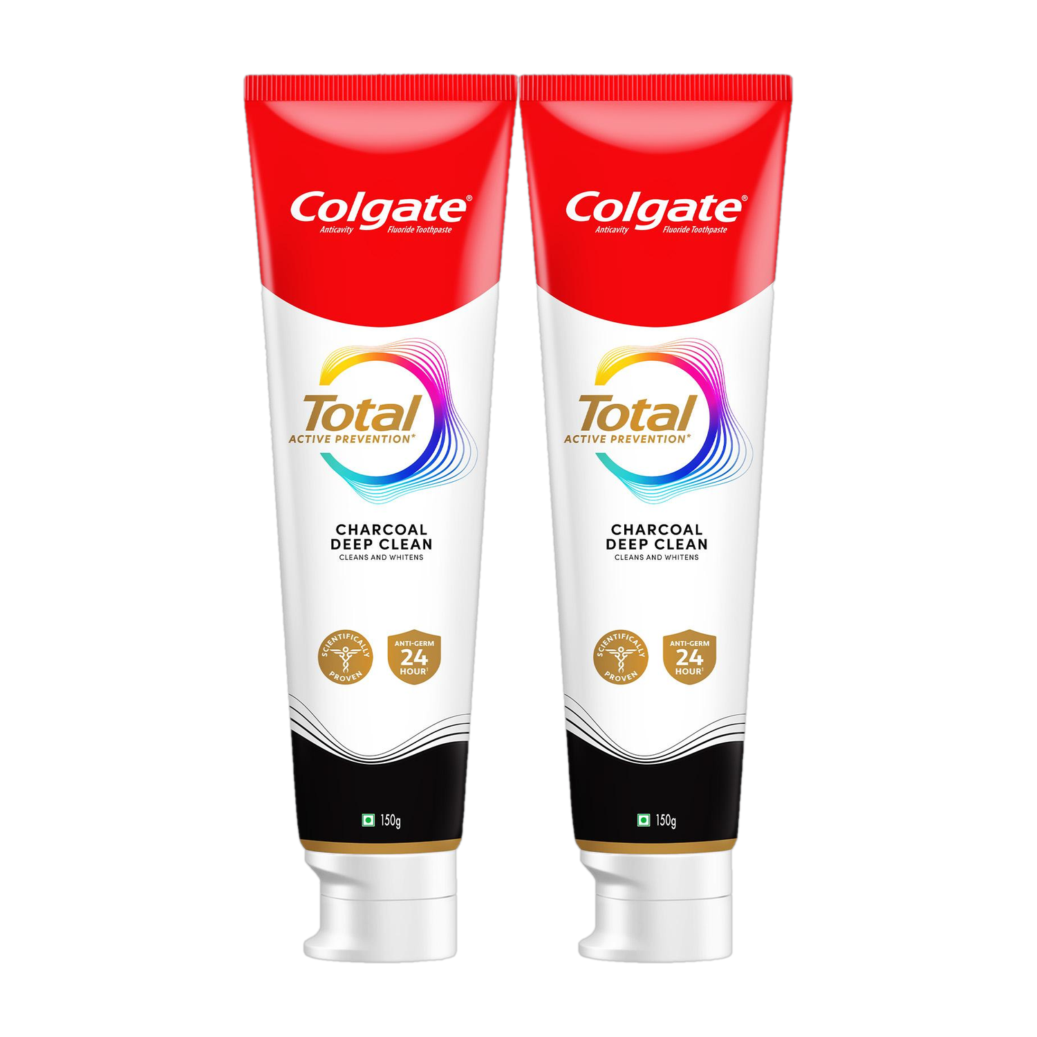 Colgate Charcoal Deep Clean Antibacterial Toothpaste 300 g - Image 1