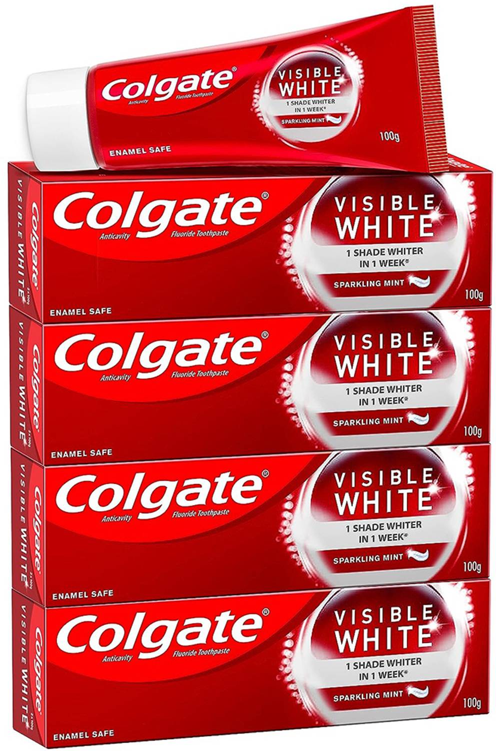 Colgate Visible White Teeth Pack of 4 · 400 g (1.6 kg total) - Image 1