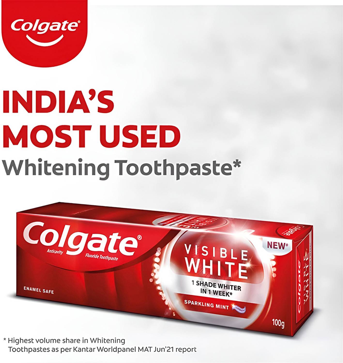 Colgate Visible White Teeth Pack of 4 · 400 g (1.6 kg total) - Image 3