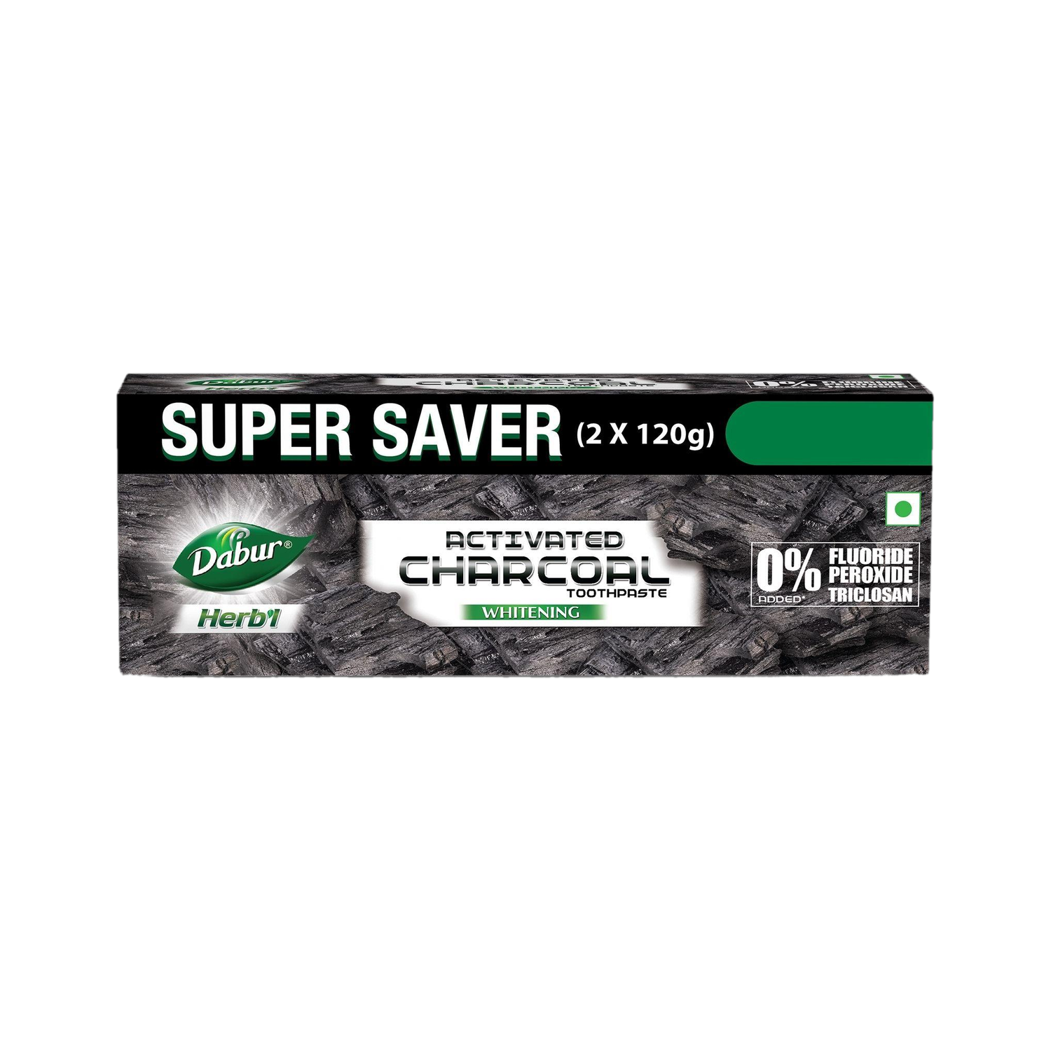 Dabur Herb'l Activated Charcoal and Mint (Black Gel) Whitening Black Gel Toothpaste Toothpaste deal from flipkart