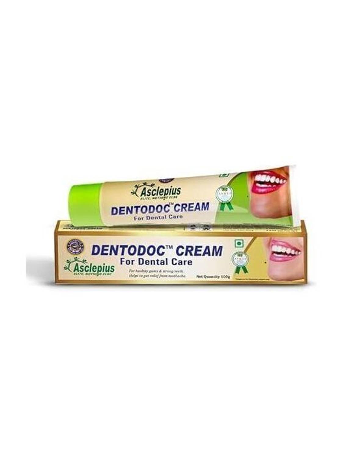 Asclepius DENTODOC DENTAL CREAM Toothpaste 100g - Image 1