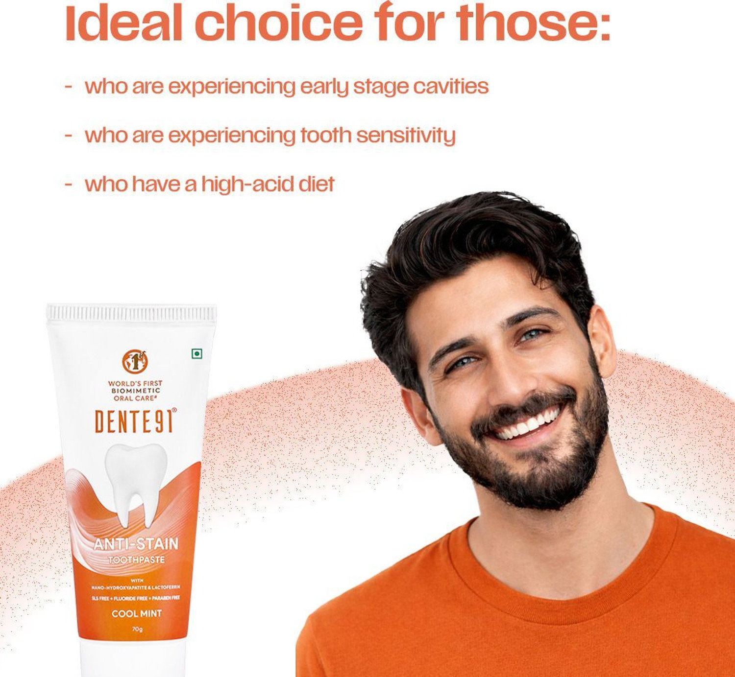 Image of DENTE91 Anti-Stain Expert for Stain Removal & Teeth Whitening Toothpaste