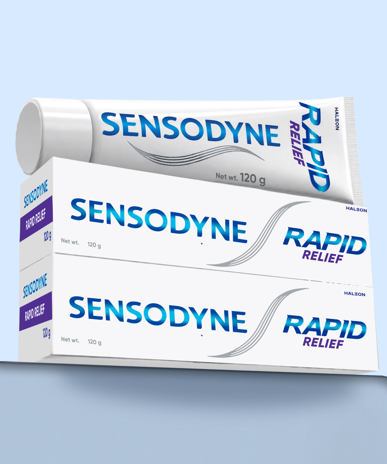 Image of SENSODYNE Rapid Relief Sensitive Toothpaste Combo 2 x 120g Toothpaste