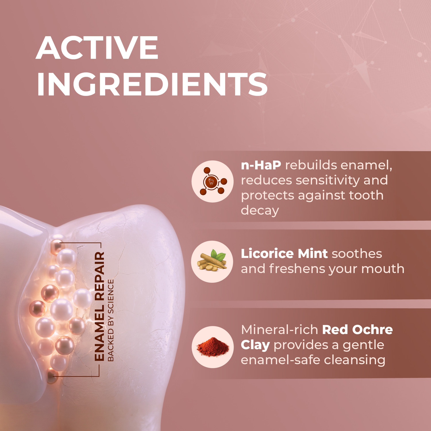 Image of bentodent Promineraliser with 5% Nano Hydroxyapatite & Licorice mint Toothpaste