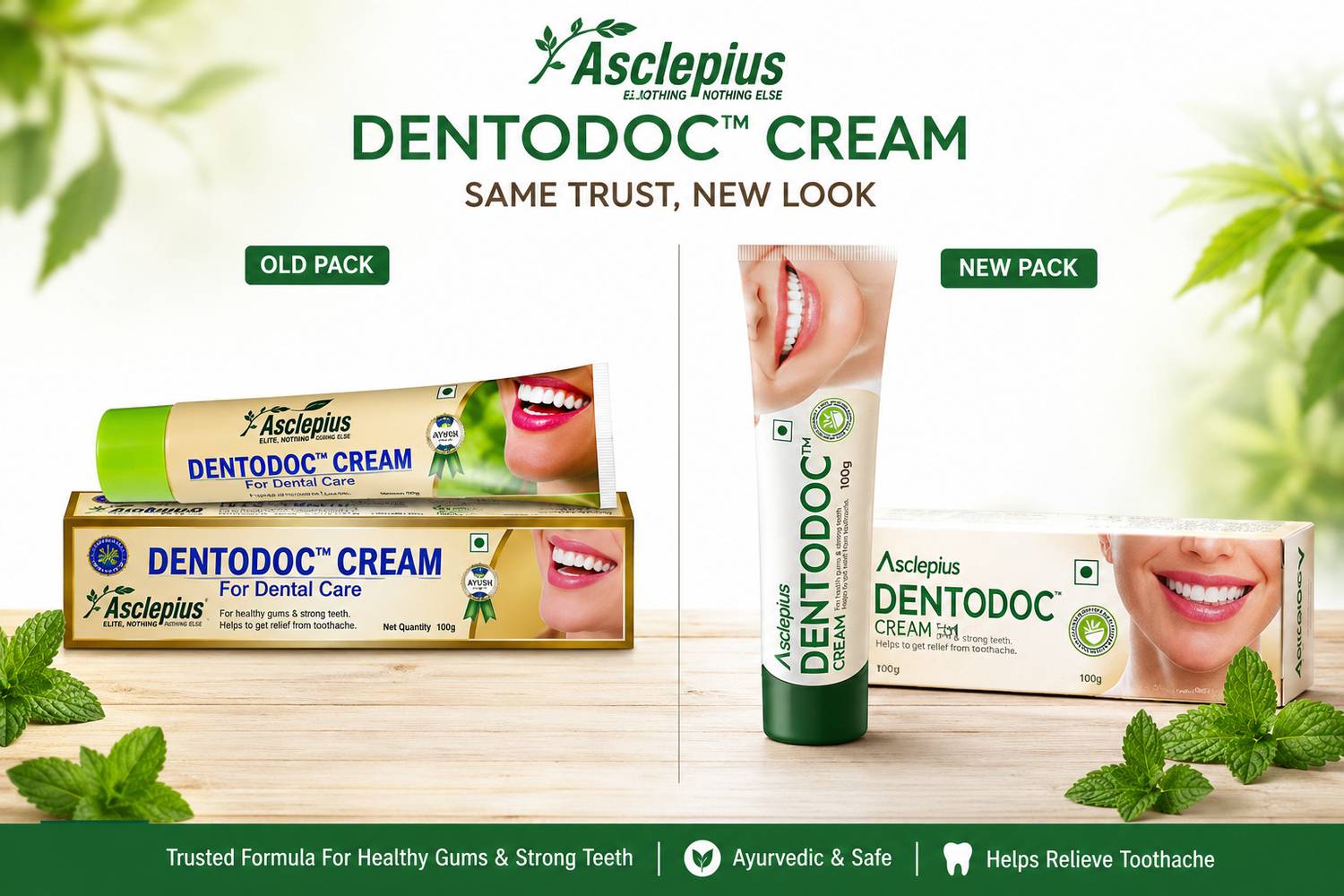 Asclepius DENTODOC DENTAL CREAM Toothpaste 100g - Image 3