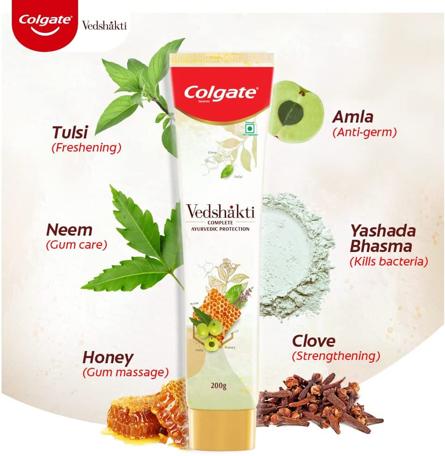 Image of Colgate Swarna Vedshakti Ayurvedic Toothpaste