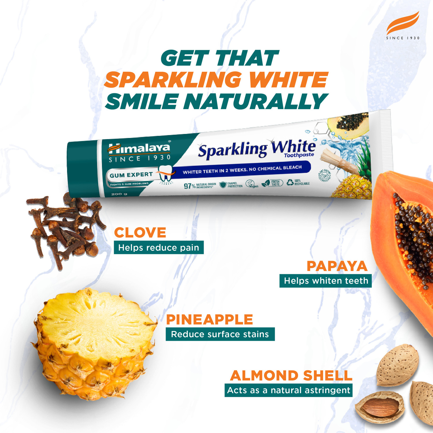 Image of HIMALAYA Sparkling Whitening Toothpaste